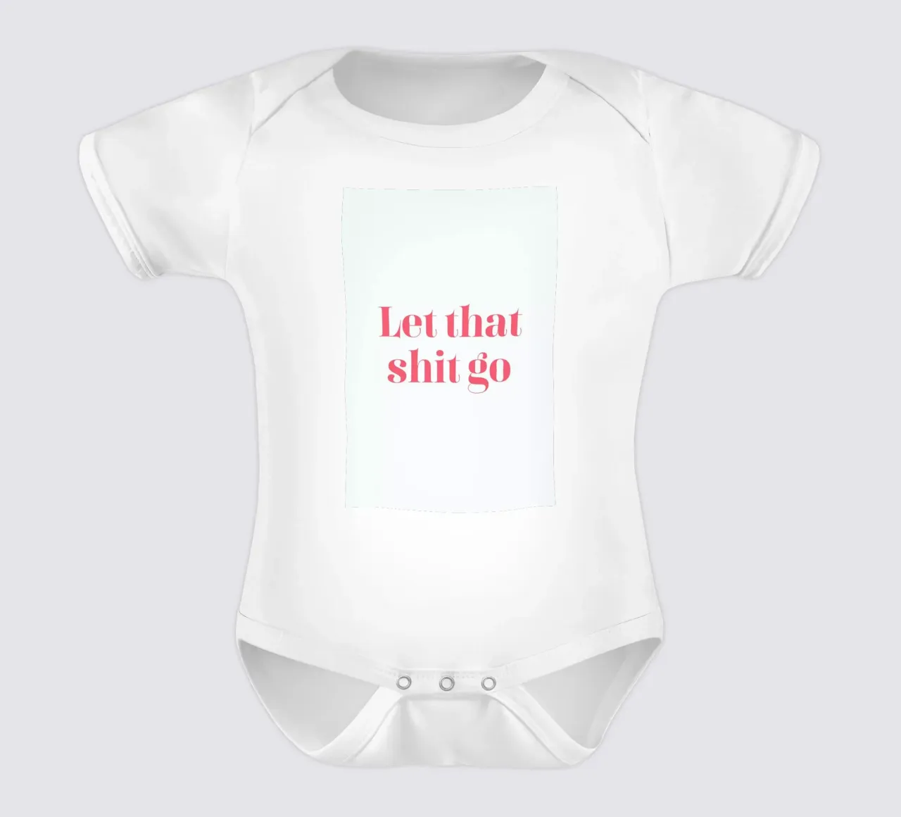 Let That Shit Go body neonato maniche corte da Ayleen