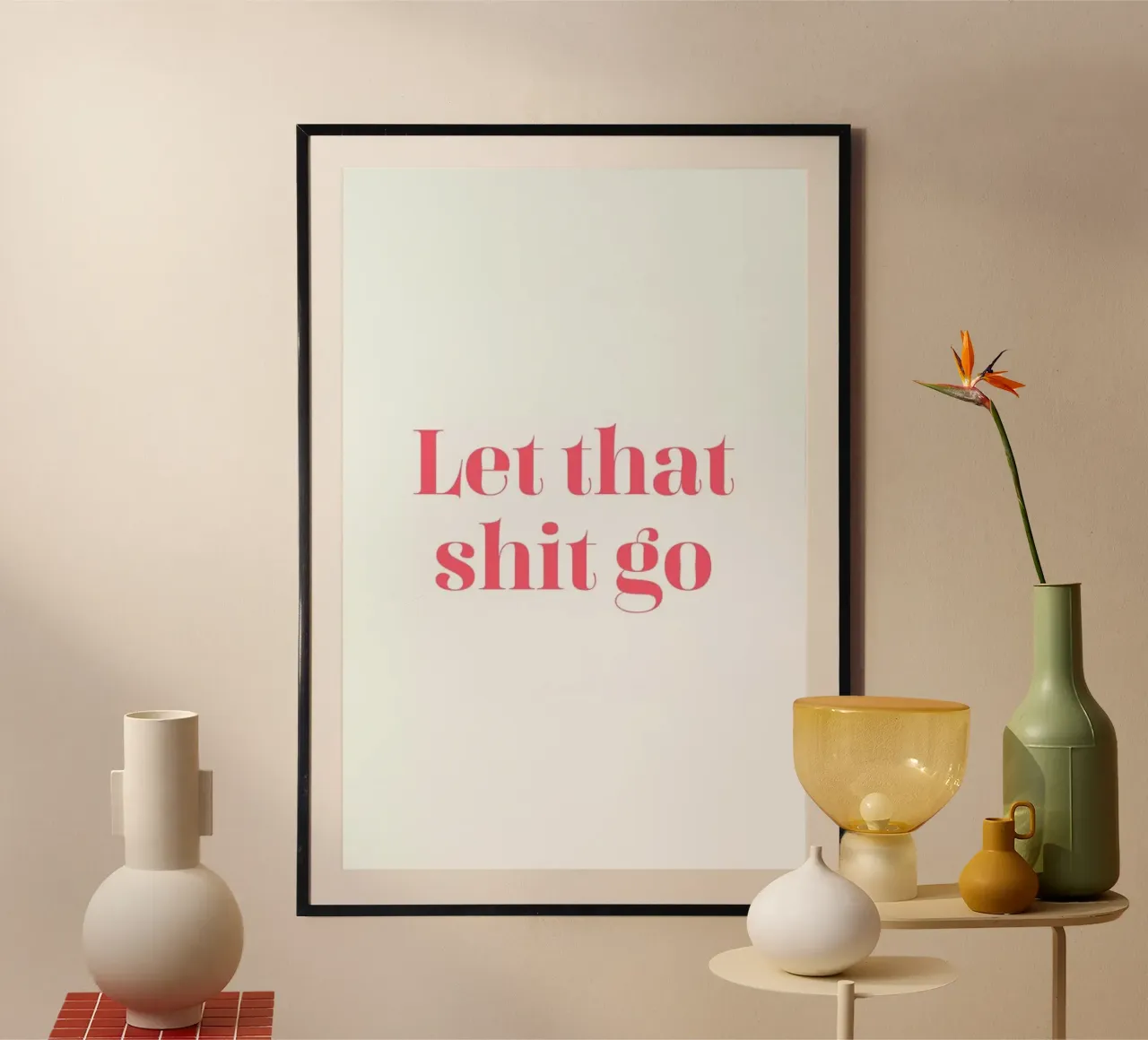 Let That Shit Go carta hahnemühle da Ayleen