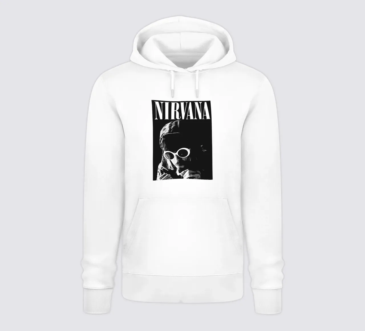 nirvana felpa con cappuccio da vanhesling