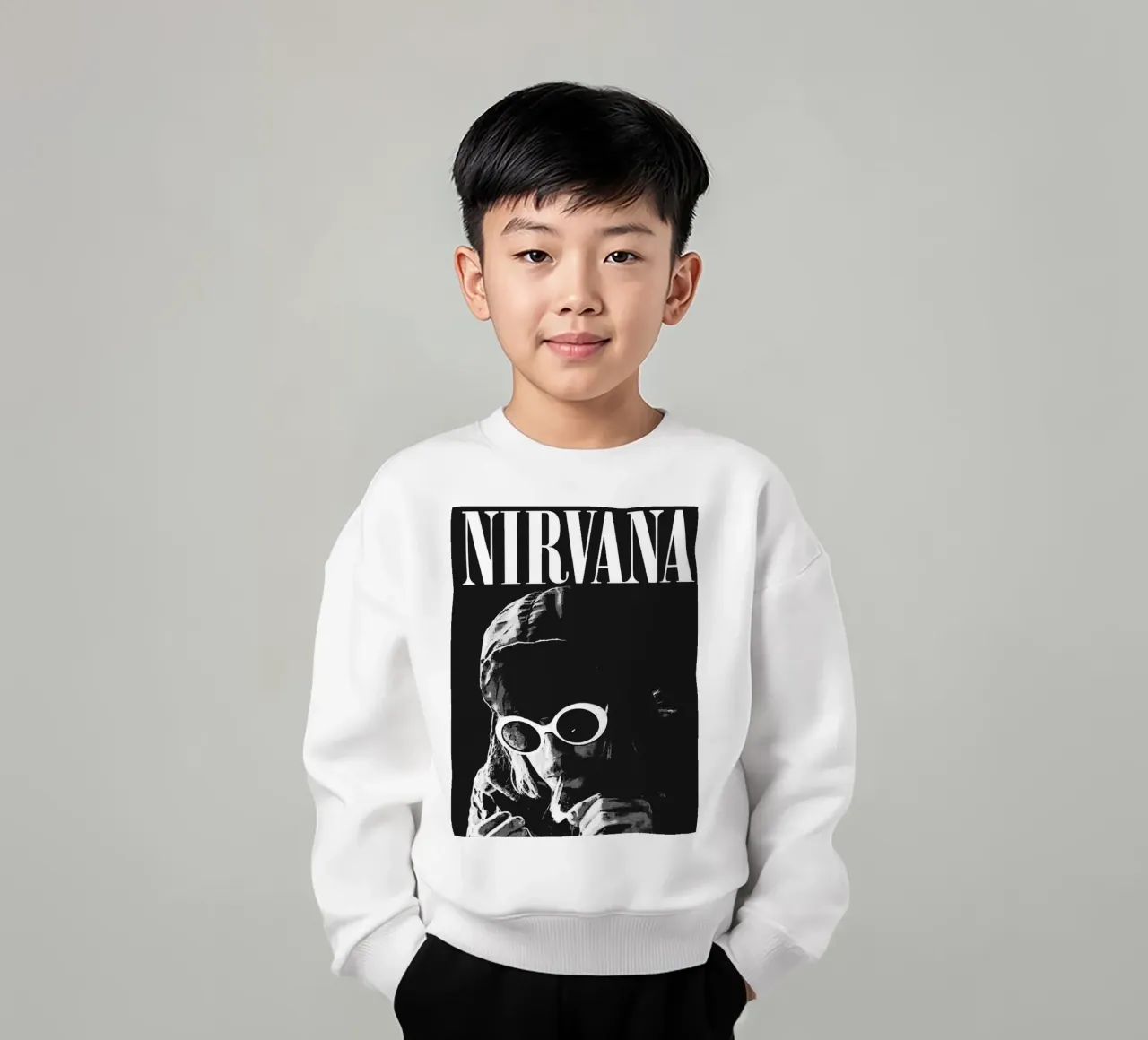 nirvana felpa bambino da vanhesling