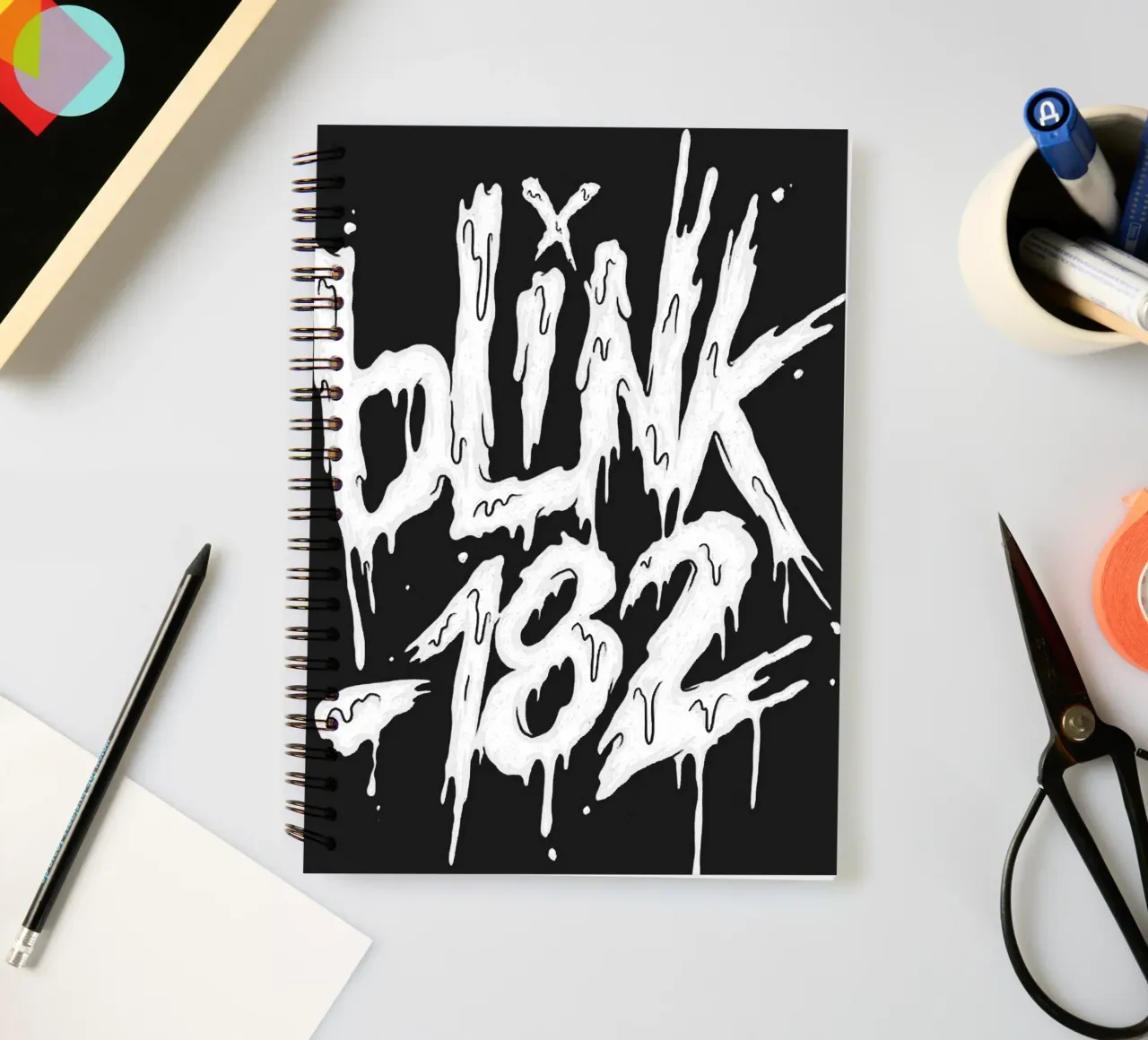 Blink-182 spiral notebook by vanhesling