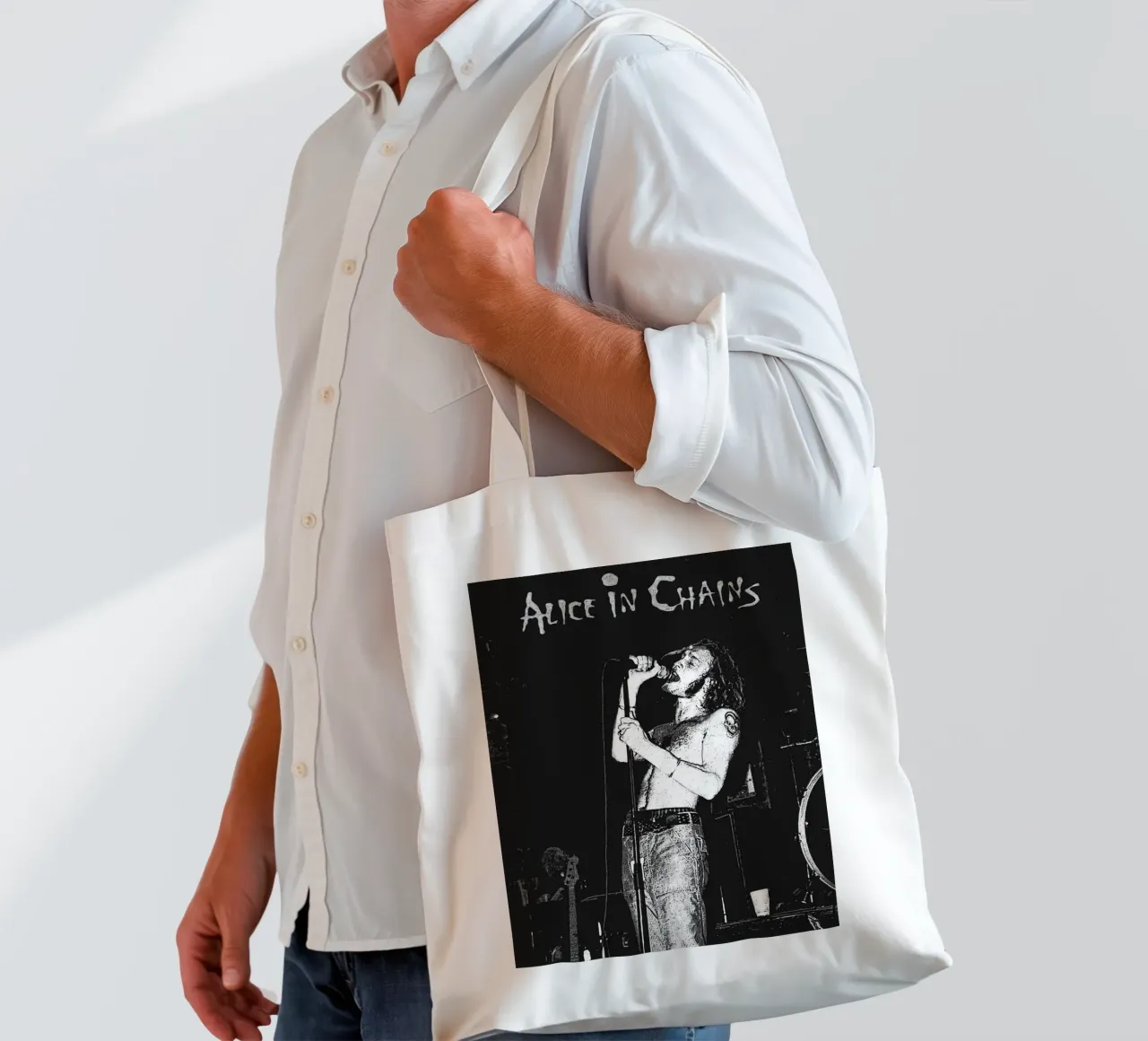 Alice in Chains borsa in juta da vanhesling
