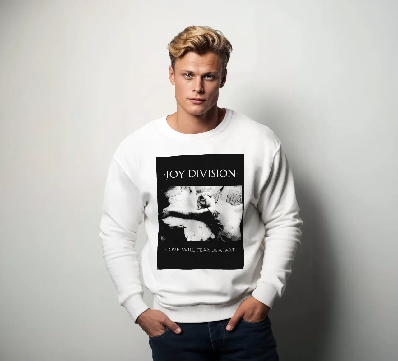 Joy Division felpa da vanhesling