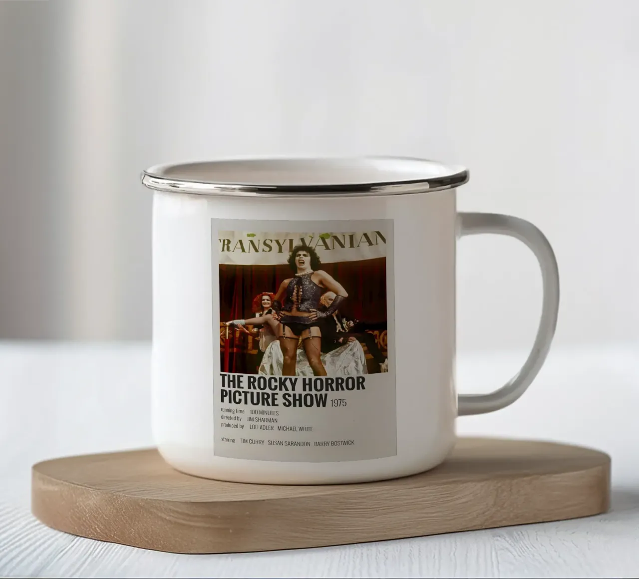 THE ROCKY HORROR PICTURE SHOW 1975 tazza in smalto da MVFminimalist