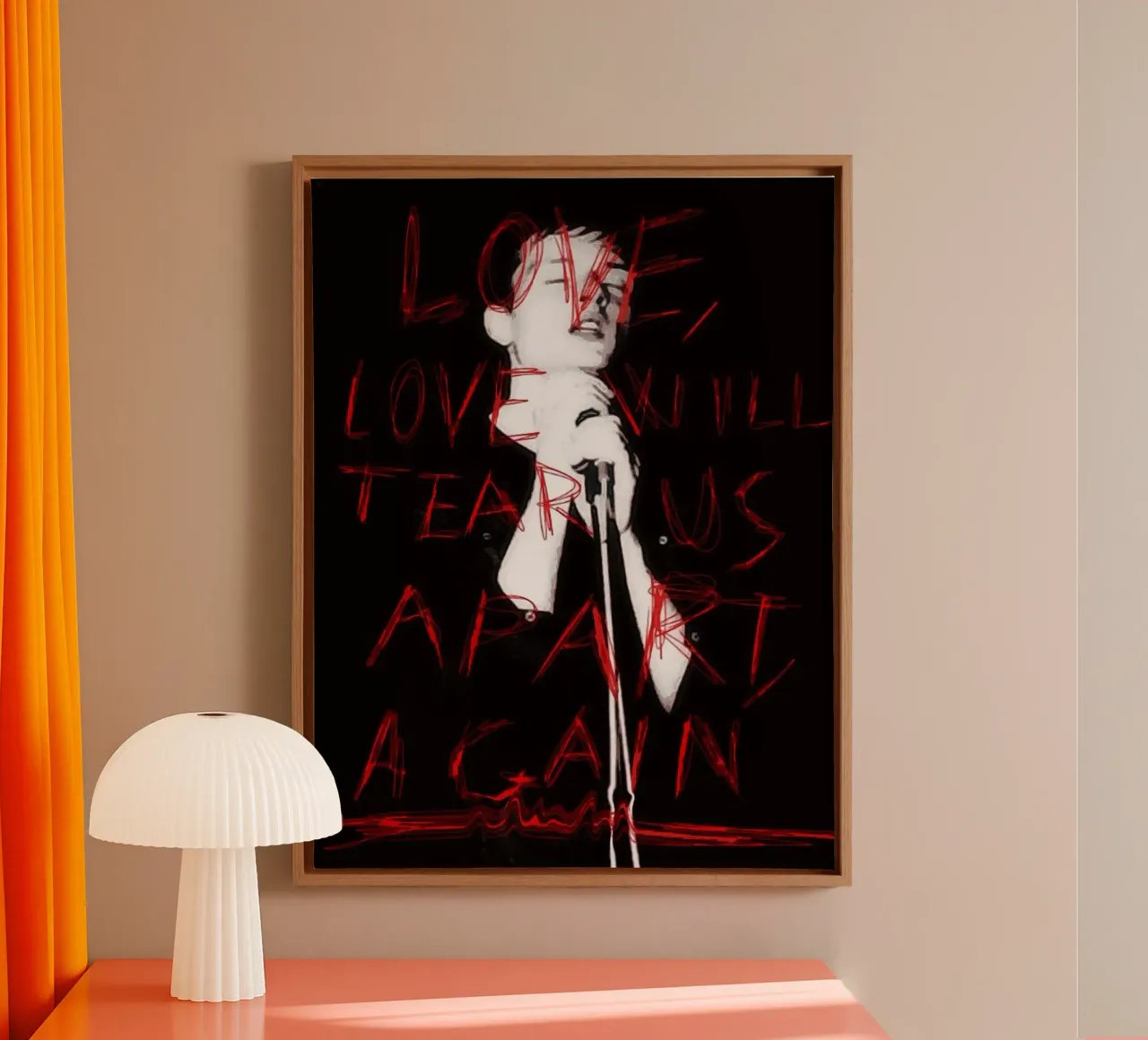 Joy Division canvas by vanhesling