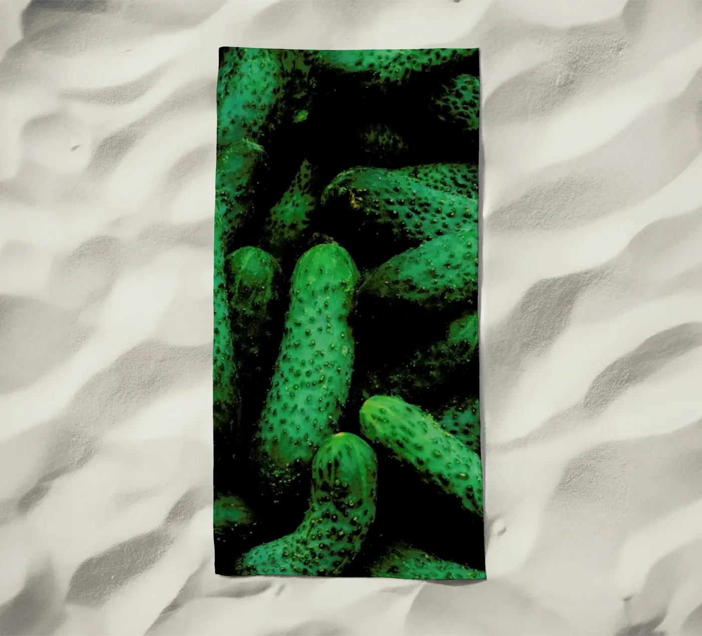 Pickles strandhanddoek van Sebastian Hilgetag