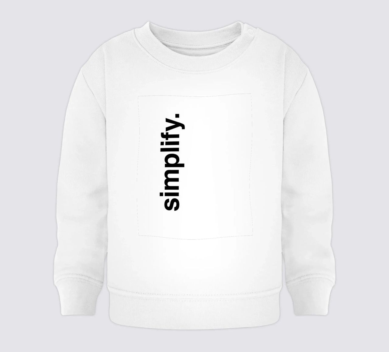 Semplificare felpa neonato da quote design