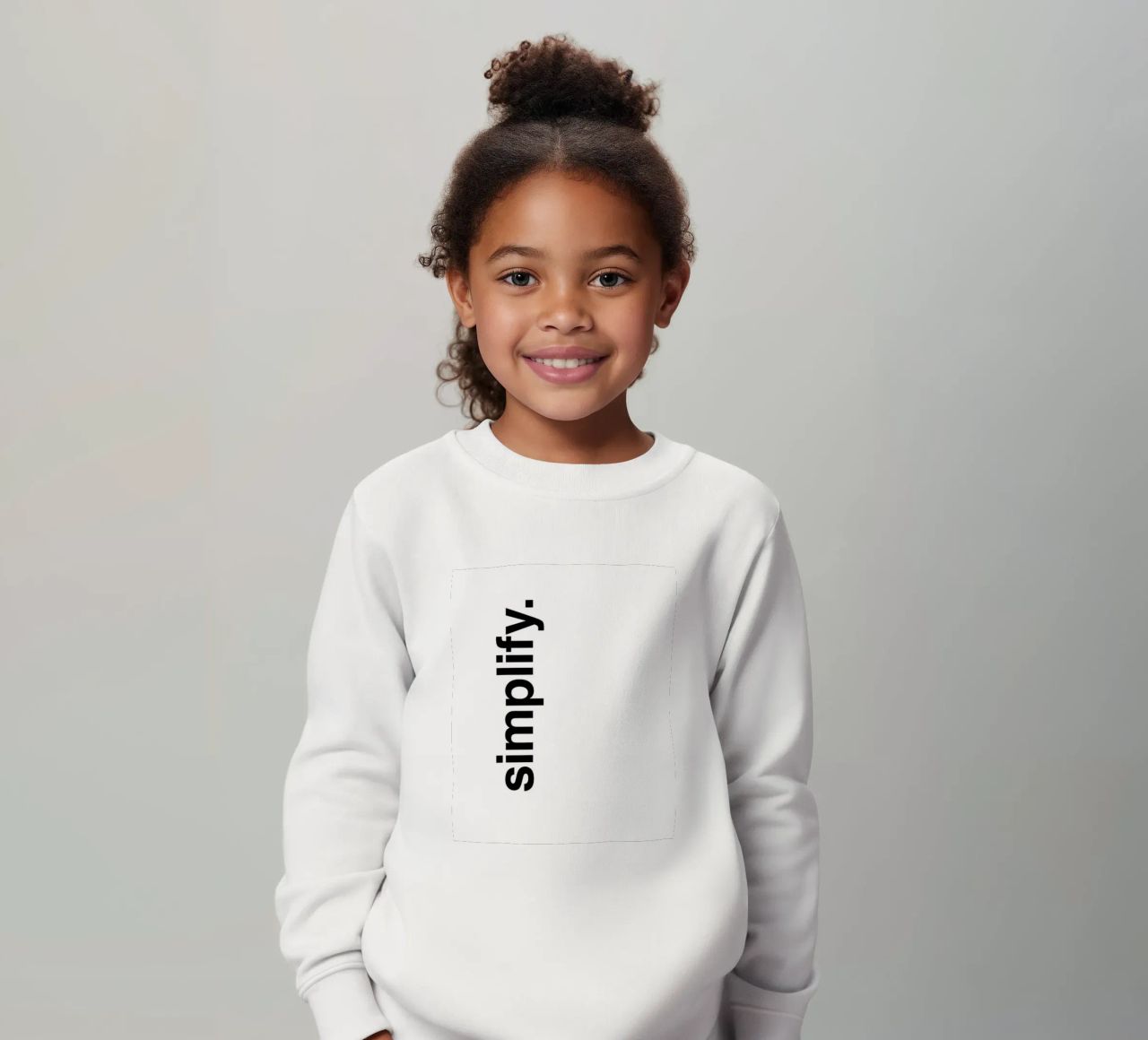 Semplificare felpa bambino da quote design