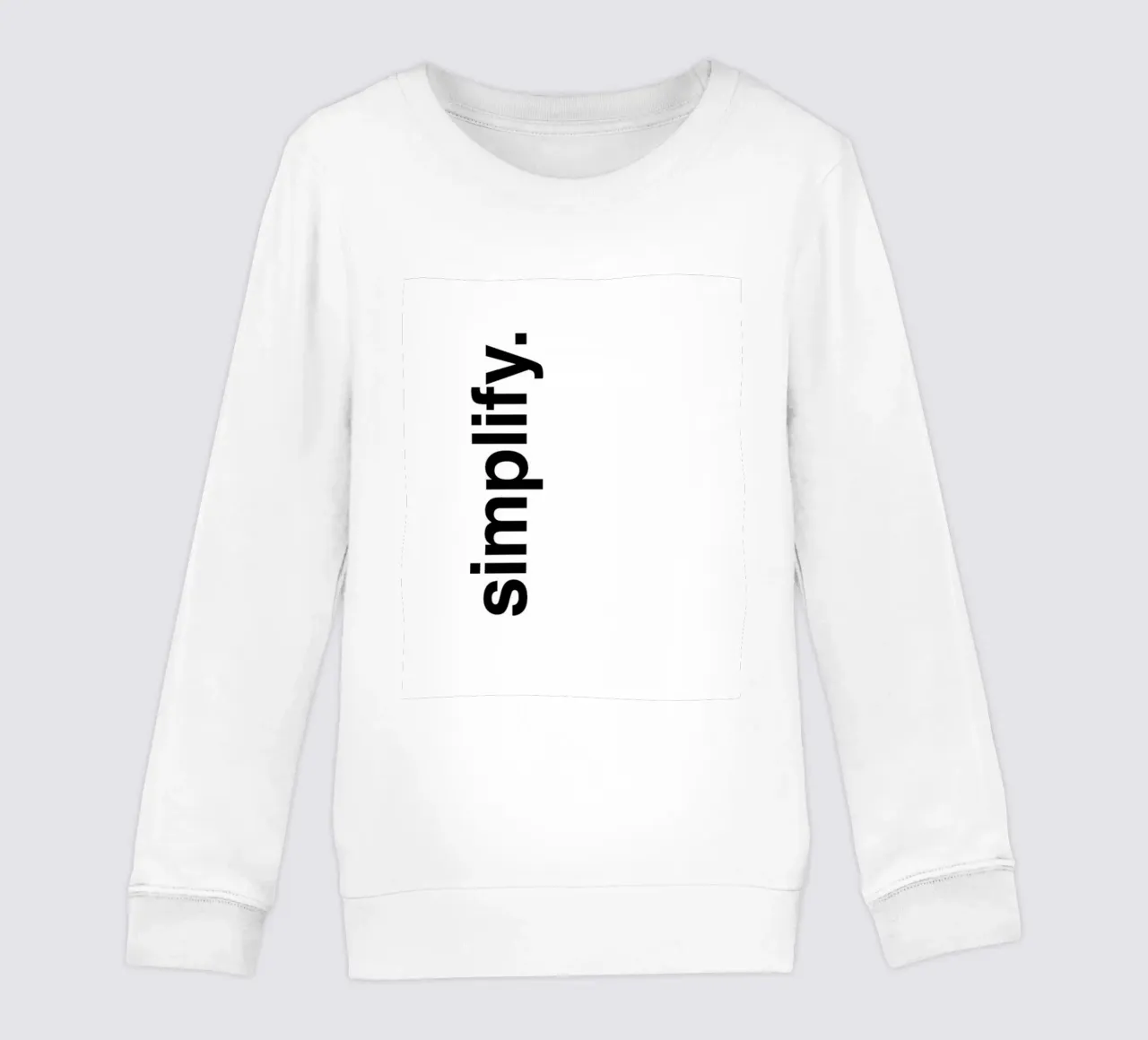 Semplificare felpa bambino da quote design