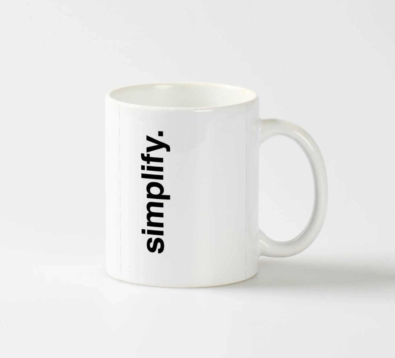 Semplificare tazza in ceramica da quote design