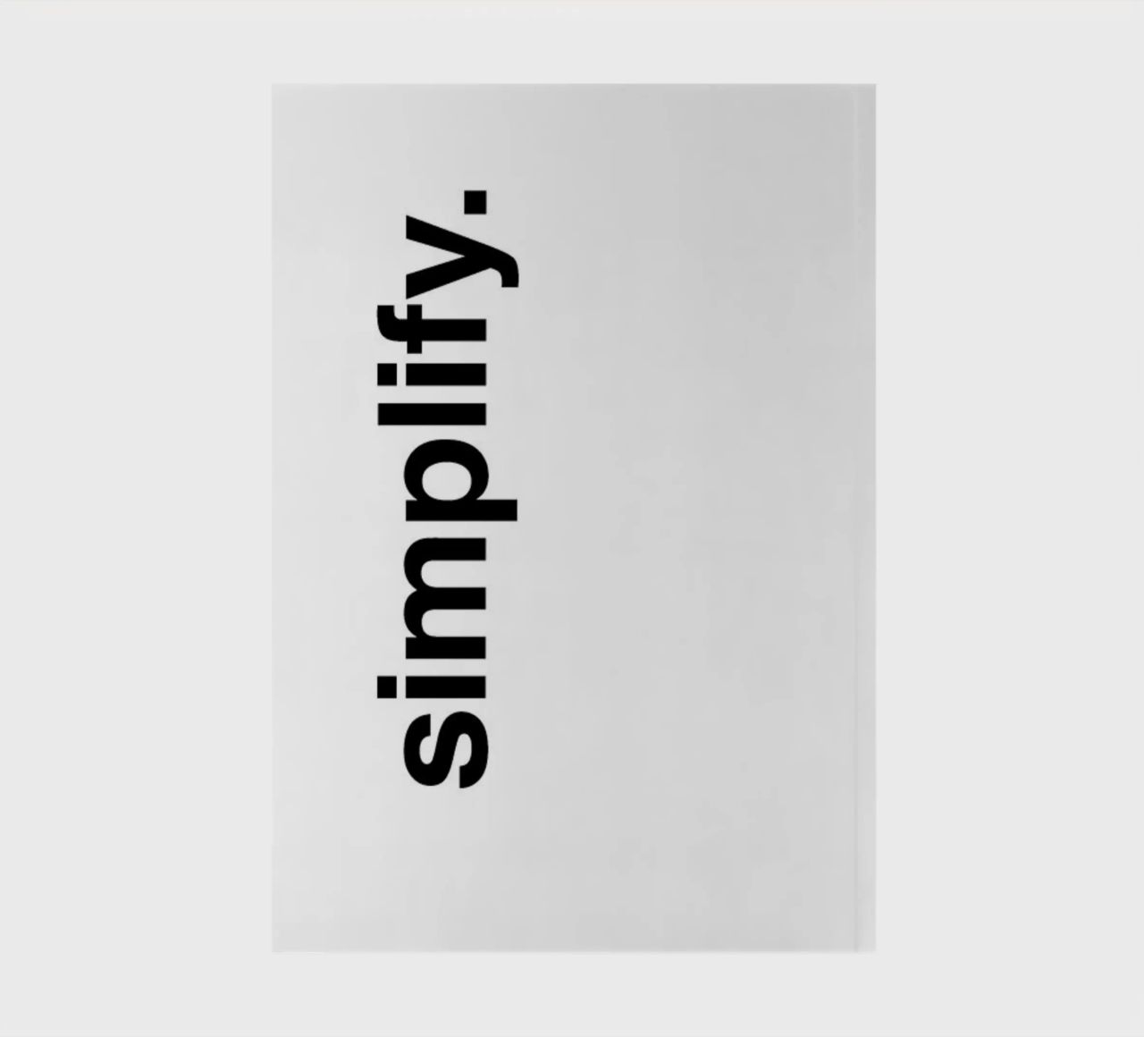 Simplify notebook by quote design