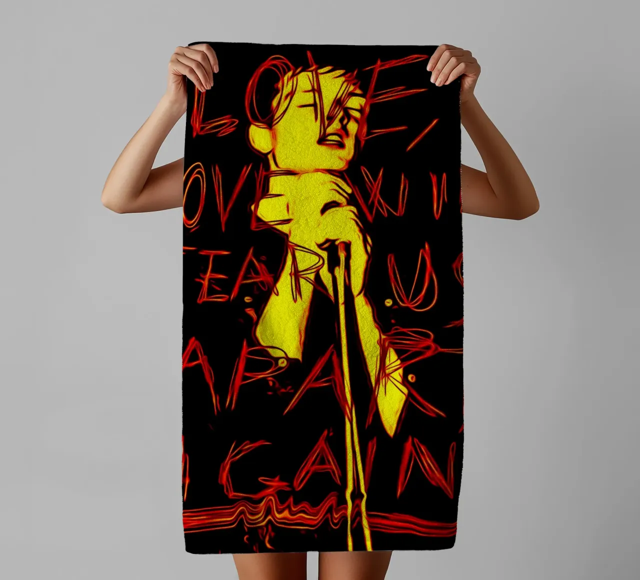 Joy Division asciugamano da bagno da vanhesling