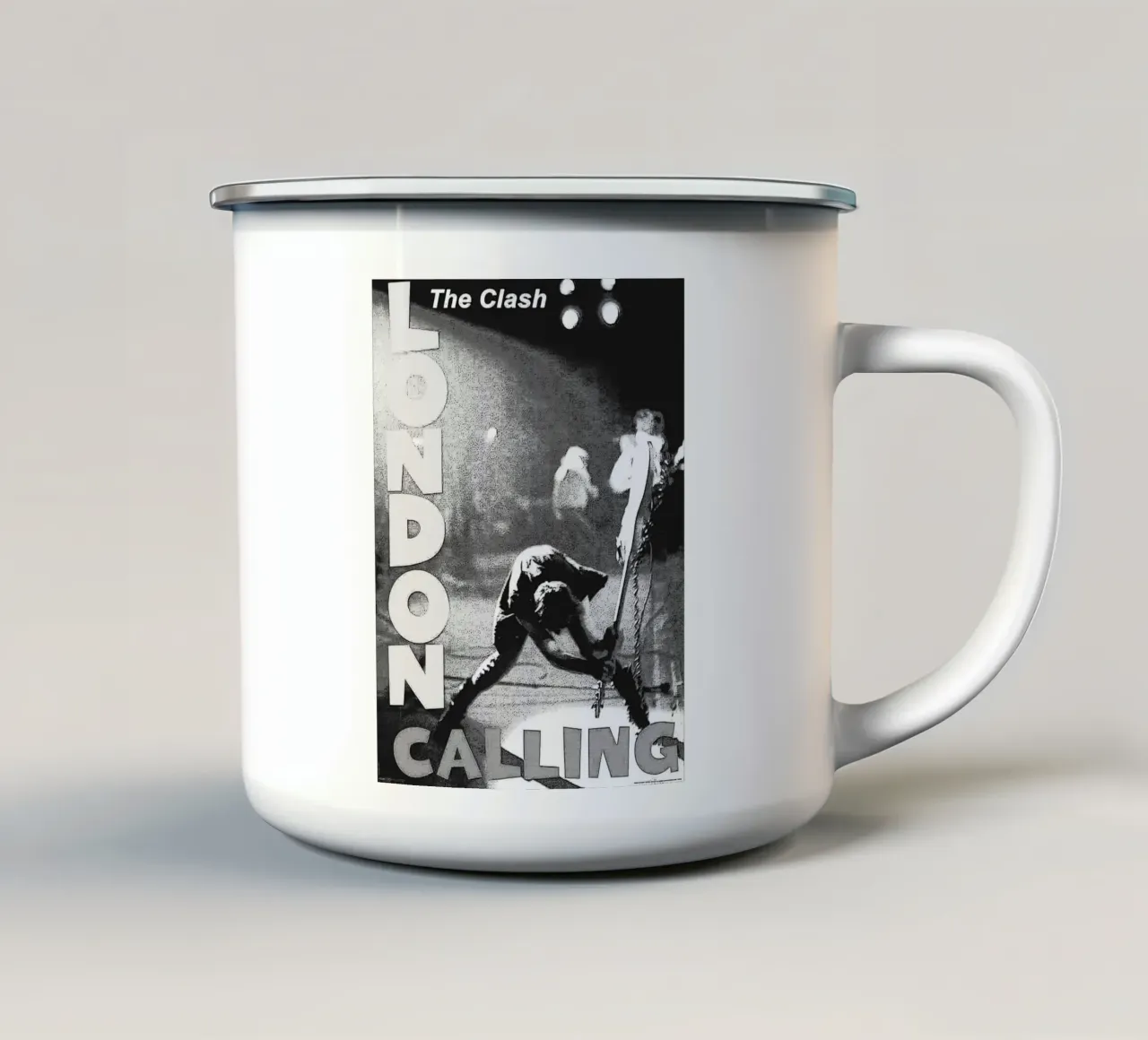lo scontro tazza in smalto da vanhesling