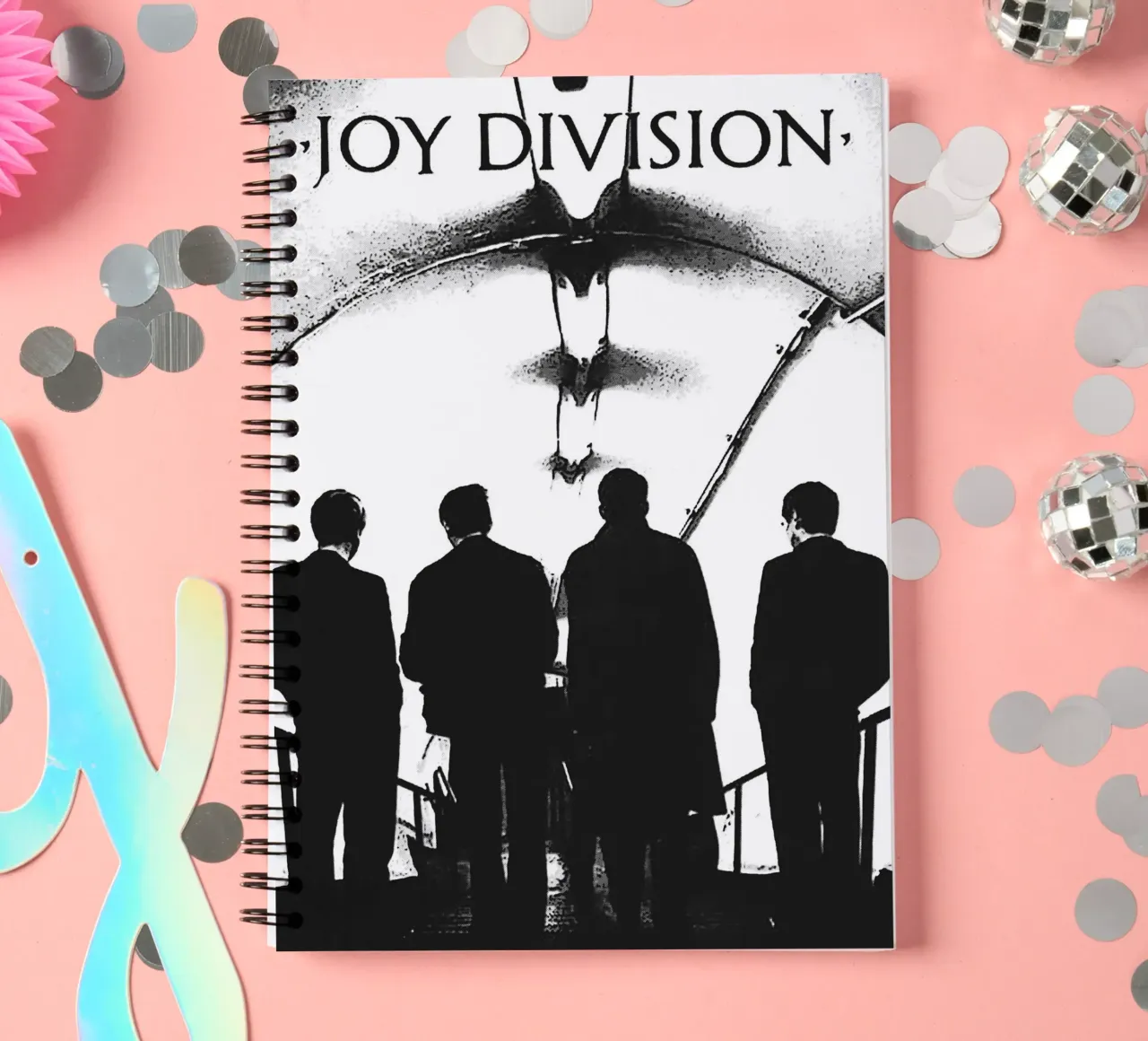 Joy Division spiral notebook by vanhesling