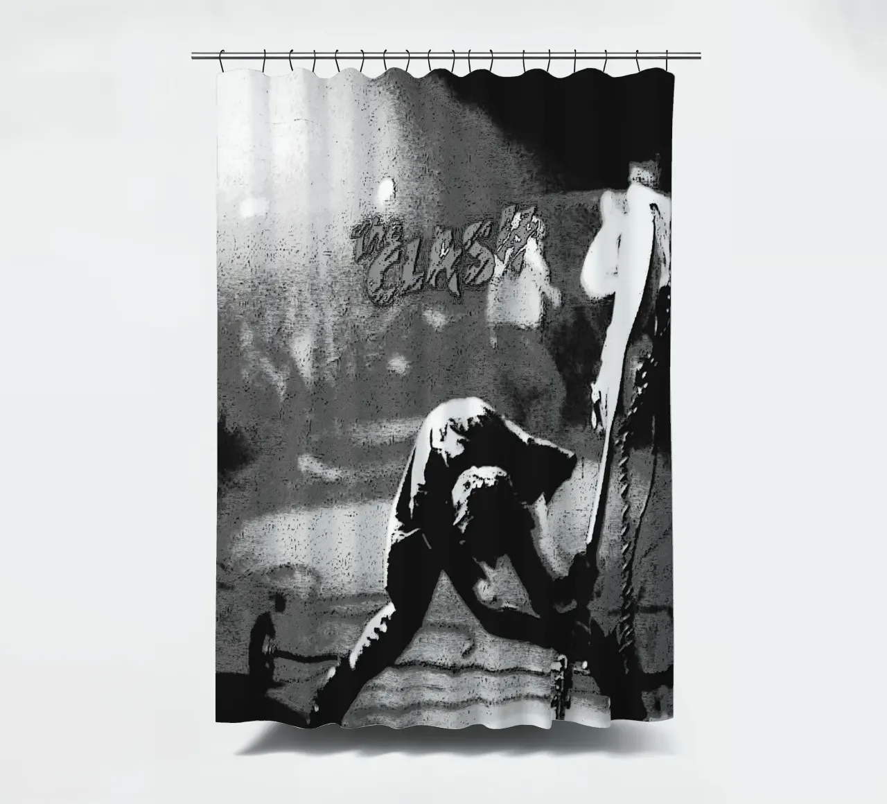the clash shower curtain by vanhesling