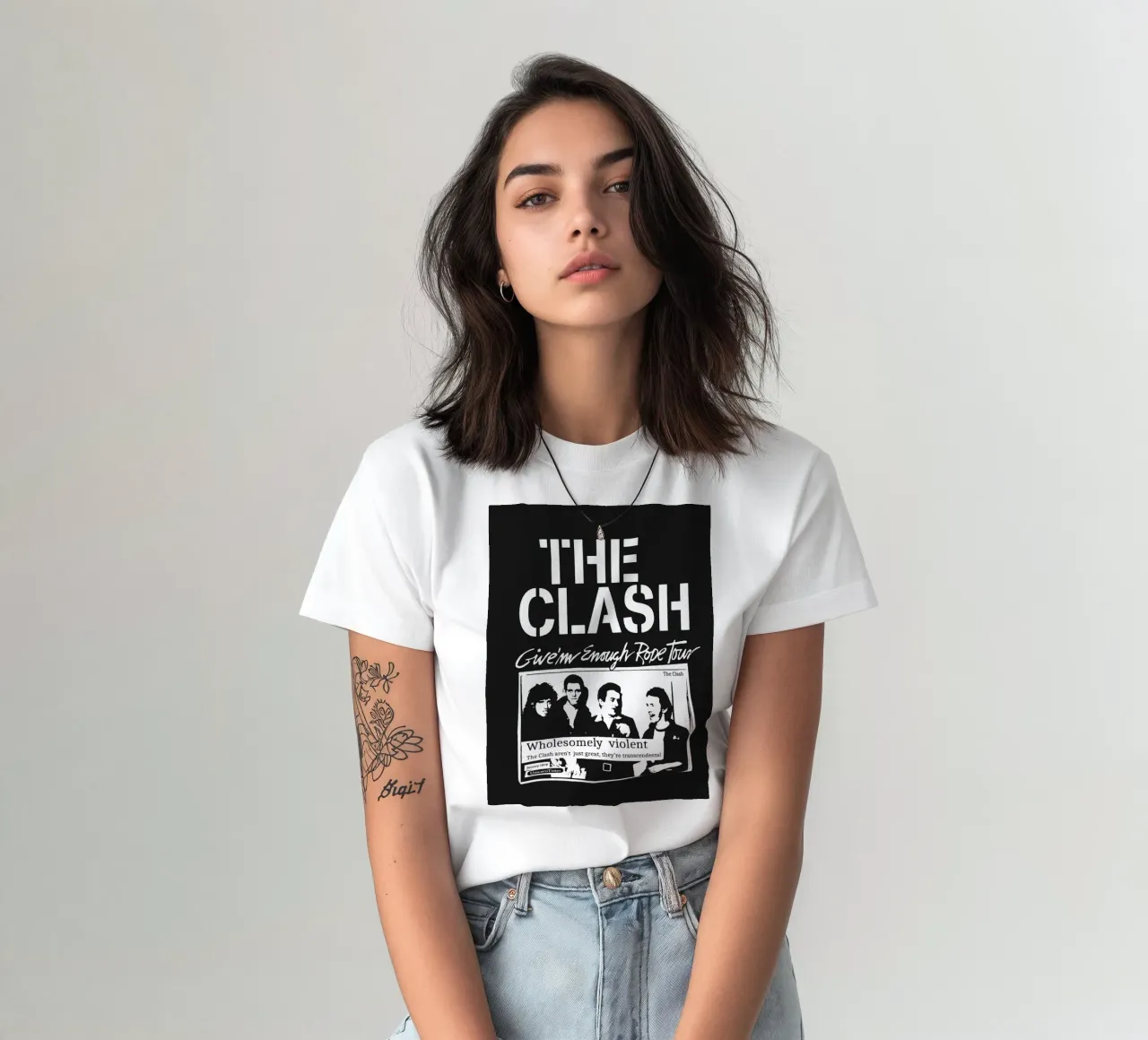 the clash t-shirt by vanhesling