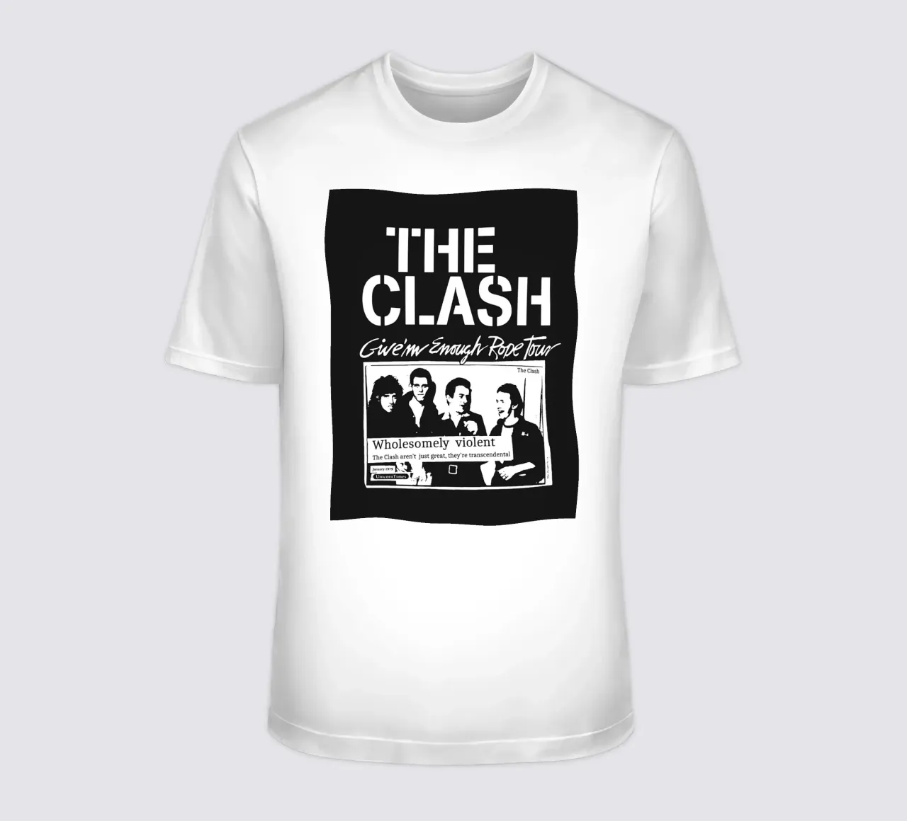 the clash t-shirt by vanhesling