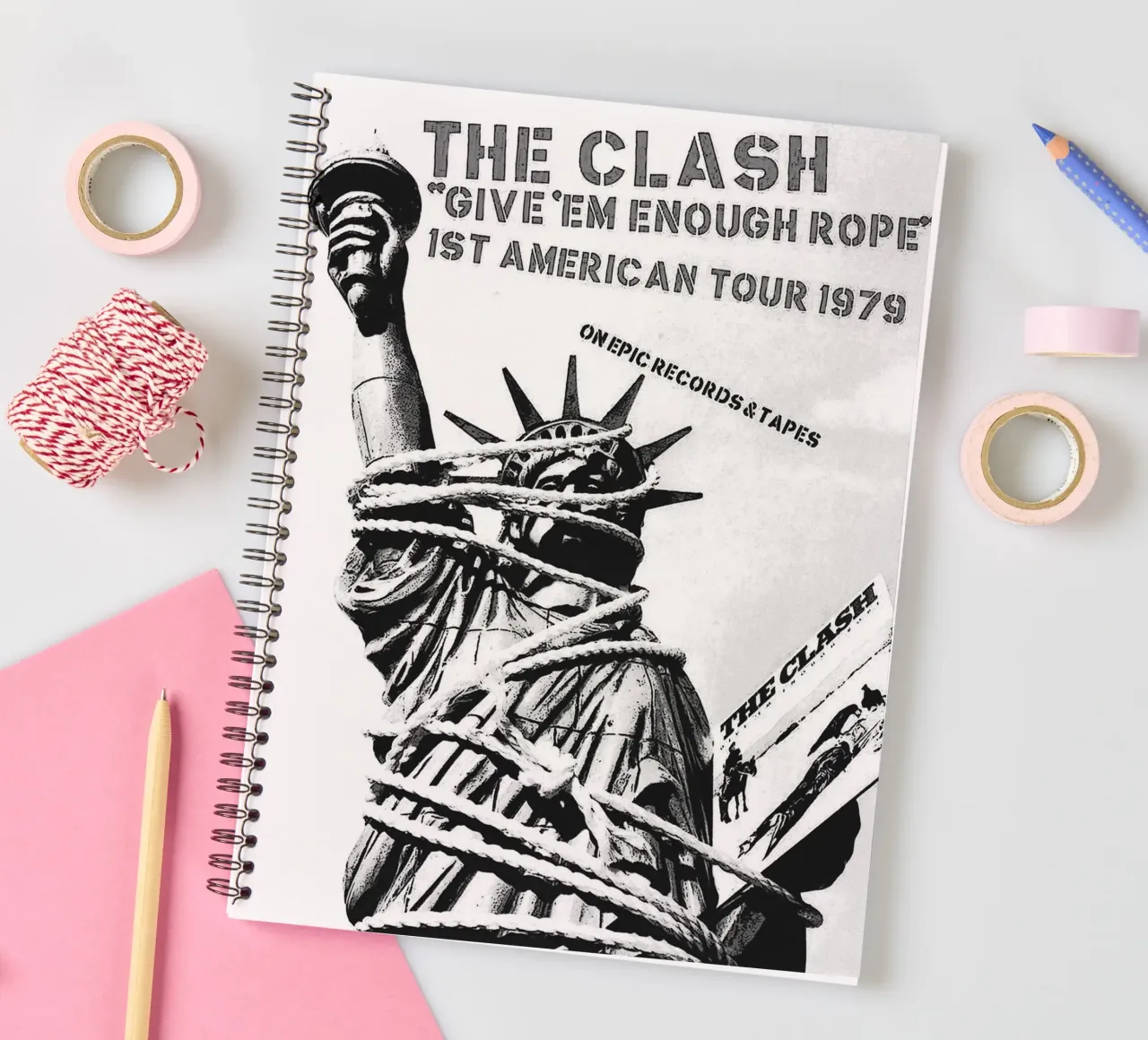 the clash spiral notebook by vanhesling