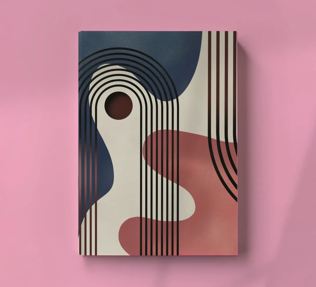 Organic and geometrical space notebook by Little Dean