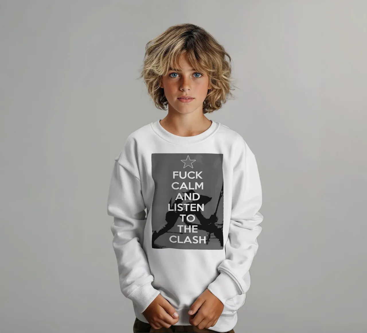 lo scontro felpa bambino da vanhesling
