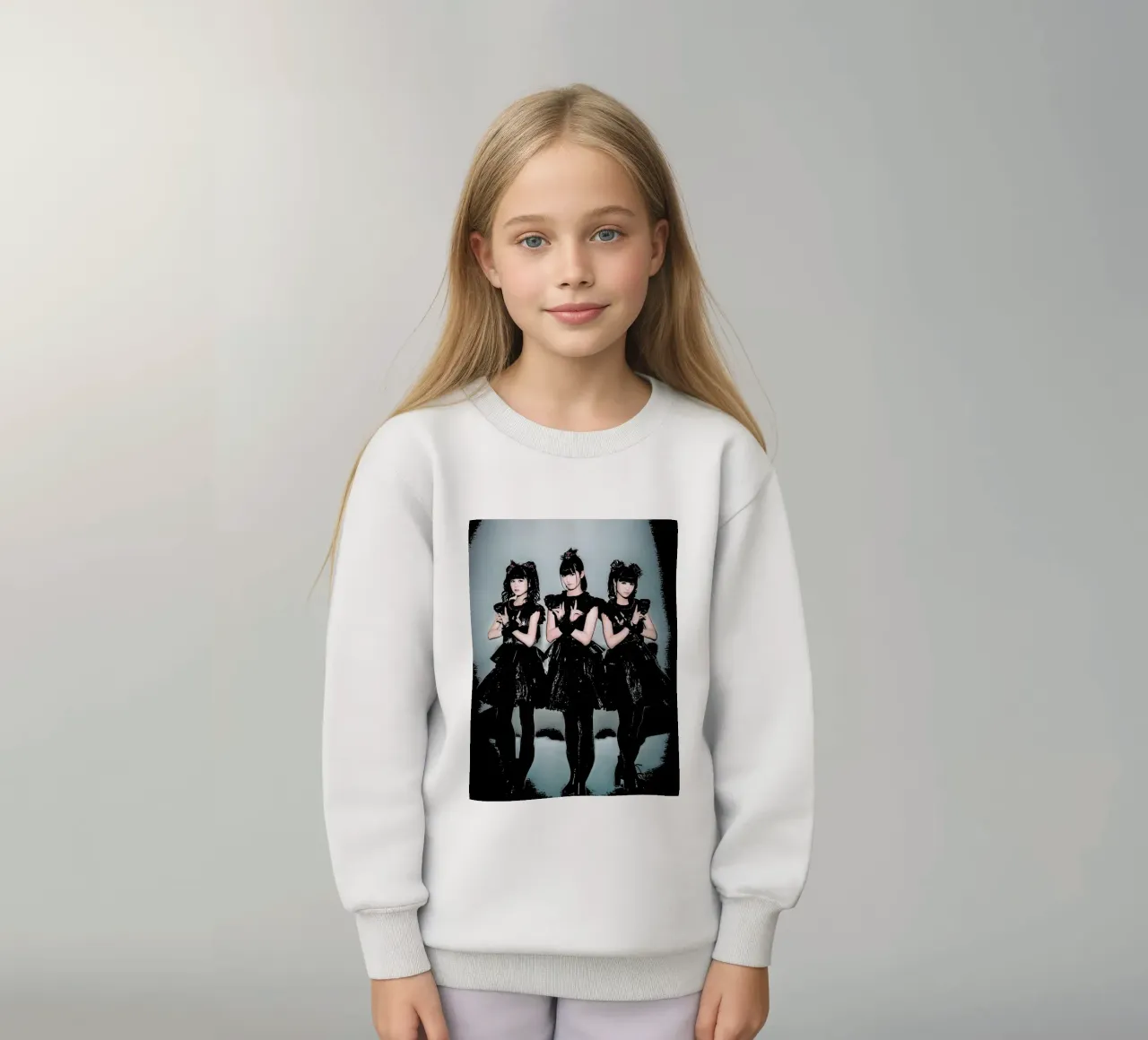 Tre ragazze per bambini in metallo felpa bambino da music soul