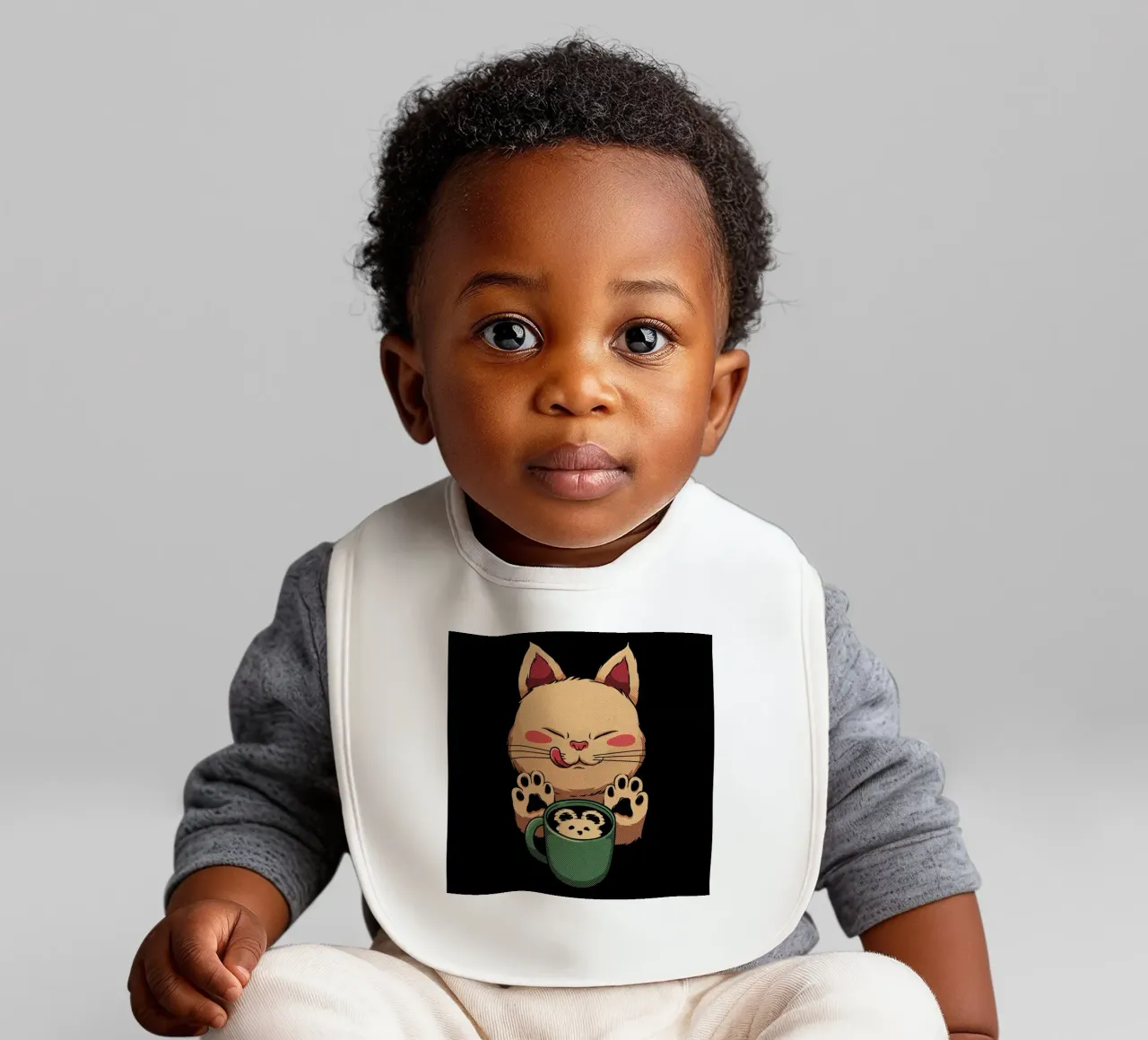 Kitty Latte Little Mouse bavaglino da Tobe Fonseca