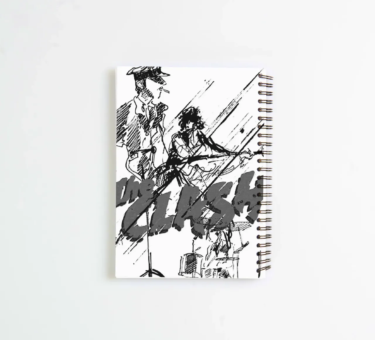 the clash spiral notebook by vanhesling
