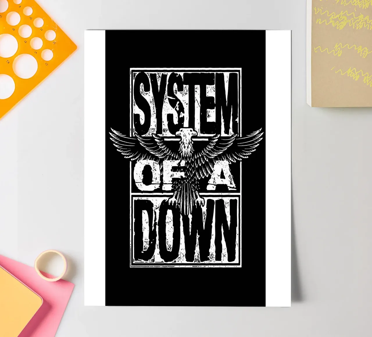 System of a Down foglio adesivo da vanhesling