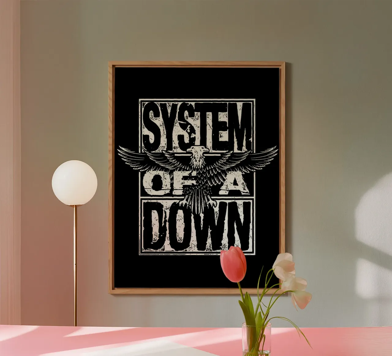 System of a Down alluminio dibond da vanhesling