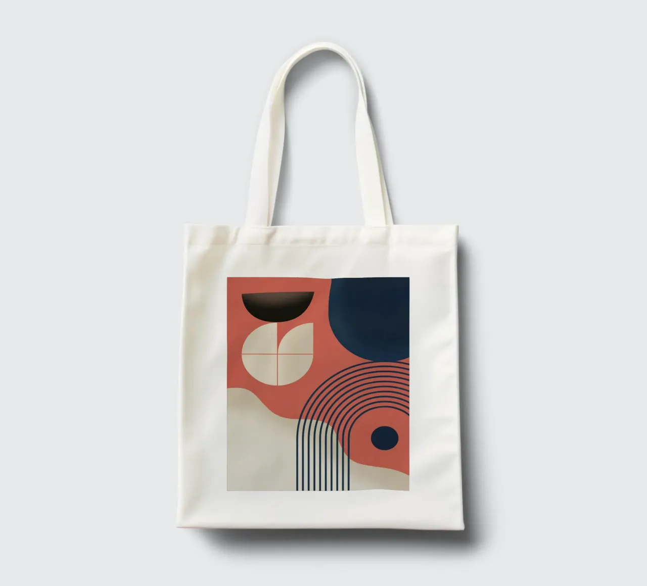 Spazio organico e geometrico 02 borsa in juta da Little Dean