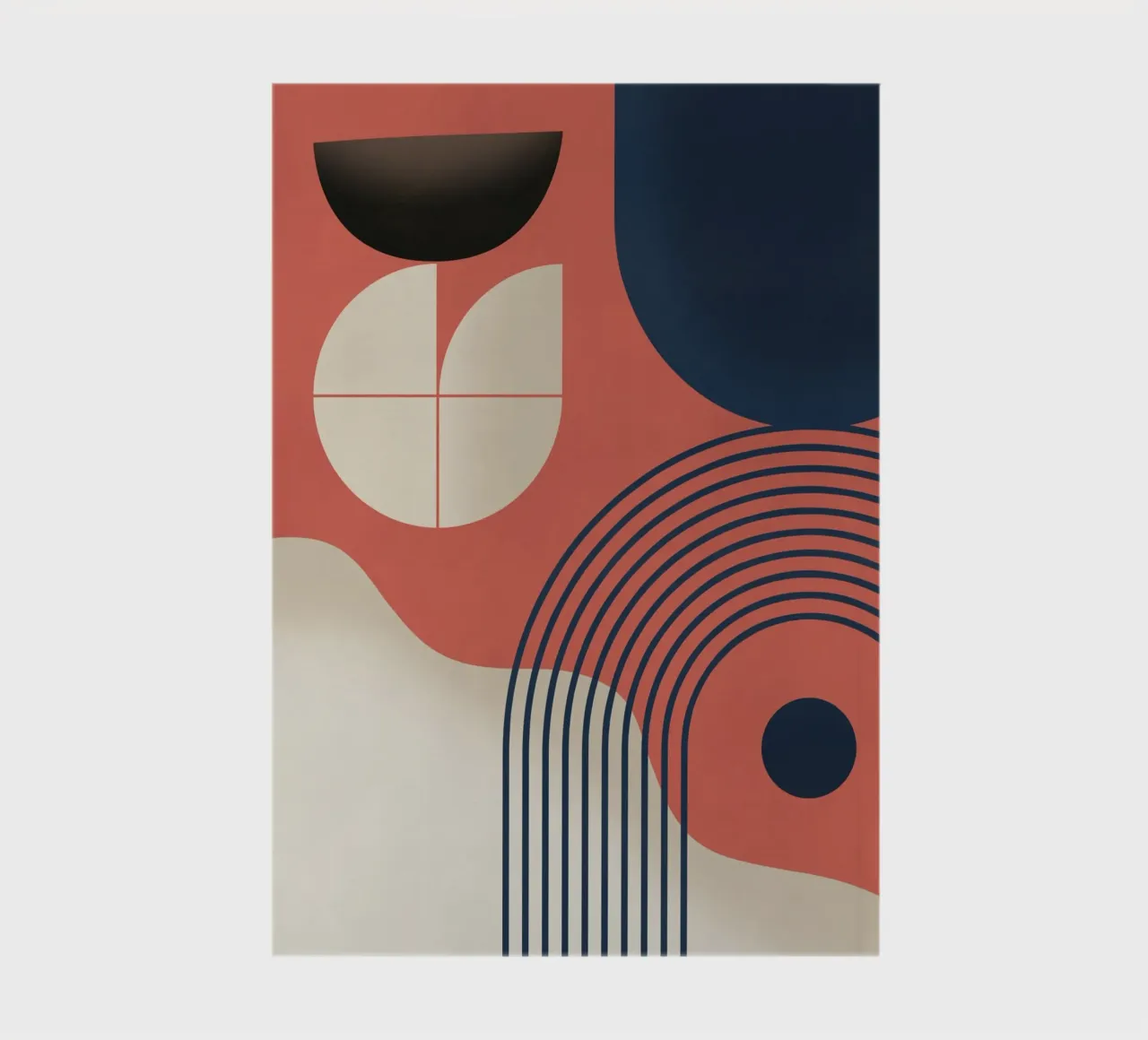 Organic and geometrical space 02 notebook by Little Dean