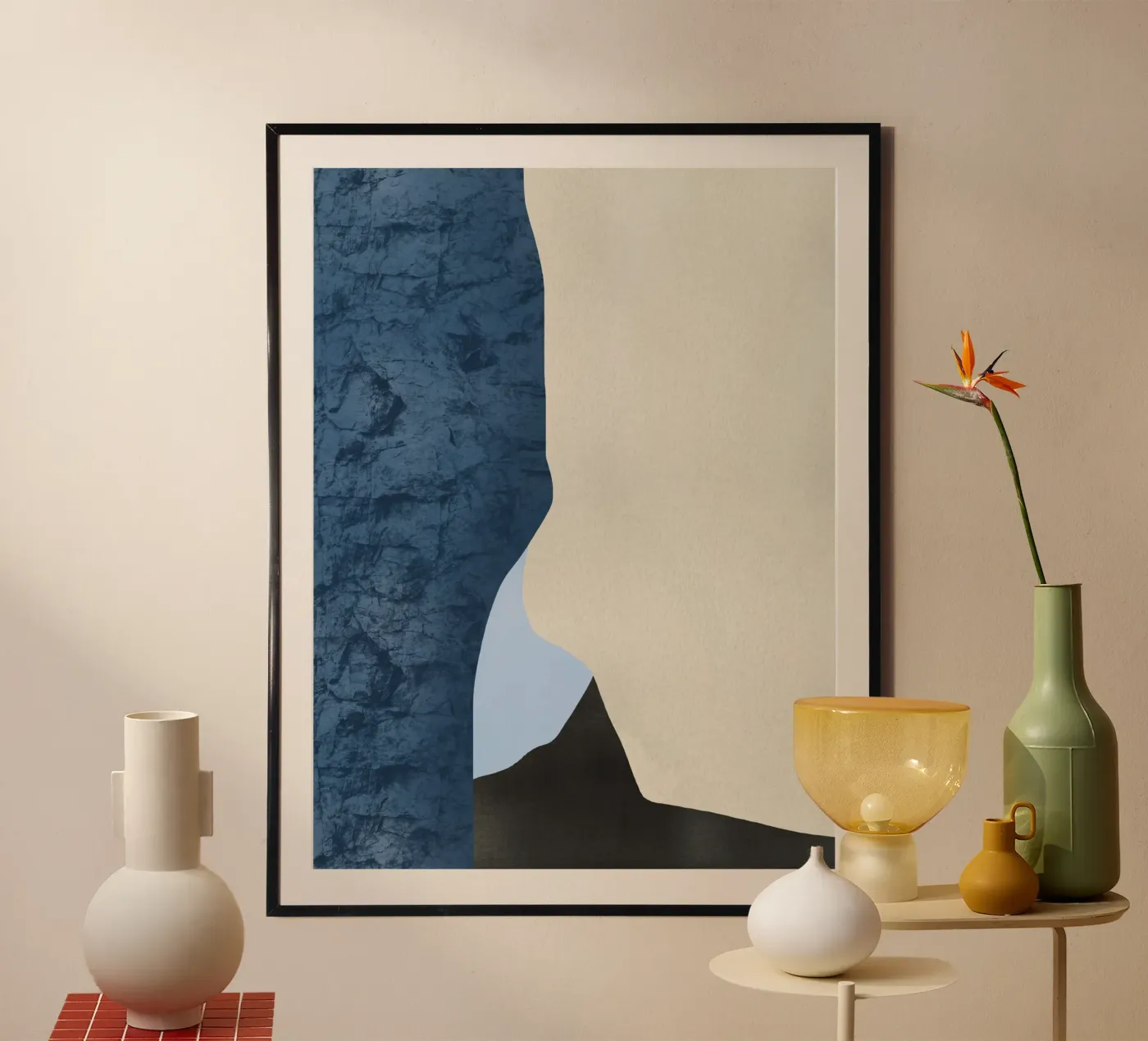 Drie oppervlak 02 poster van Little Dean