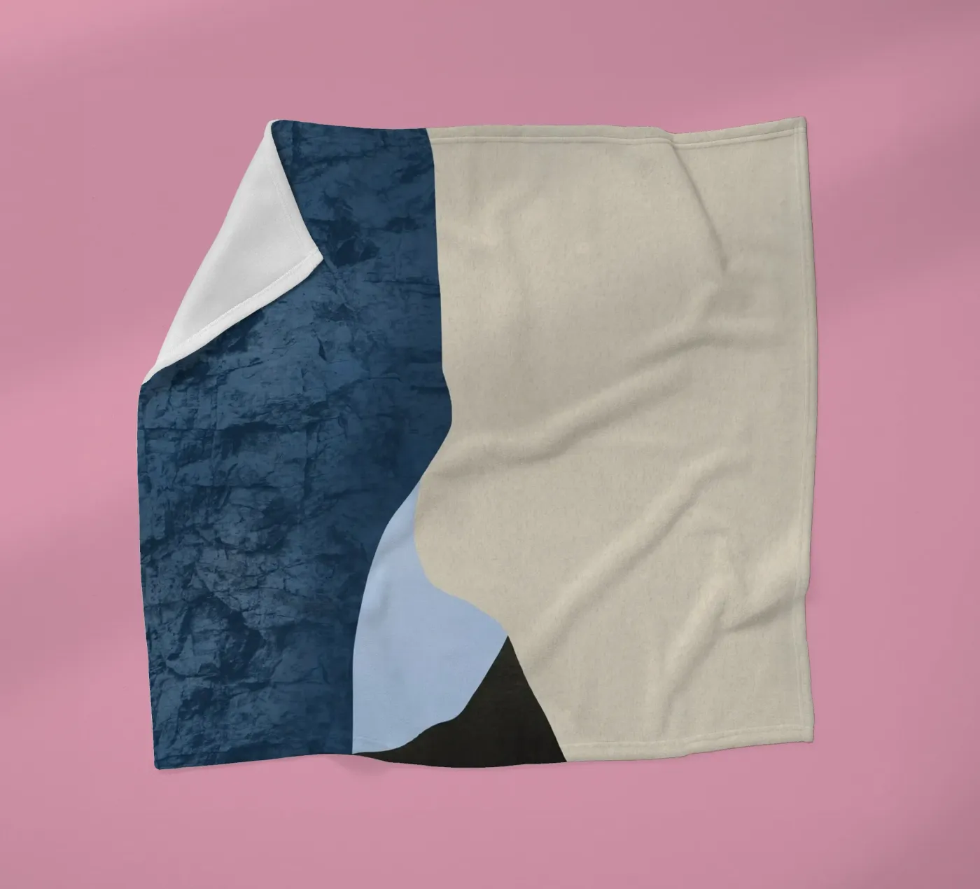 Three surface 02 fleece blanket by Little Dean