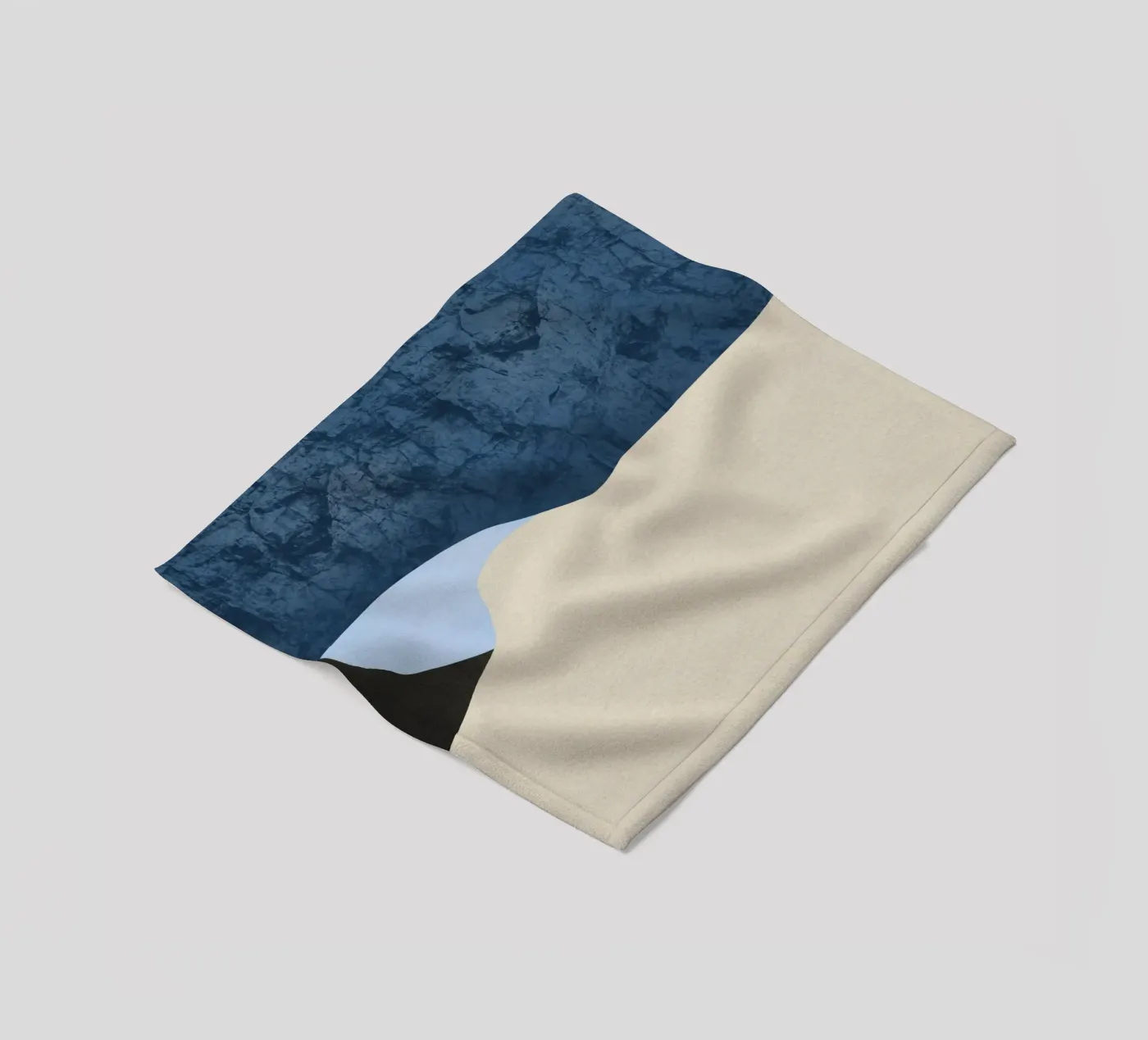 Three surface 02 fleece blanket by Little Dean