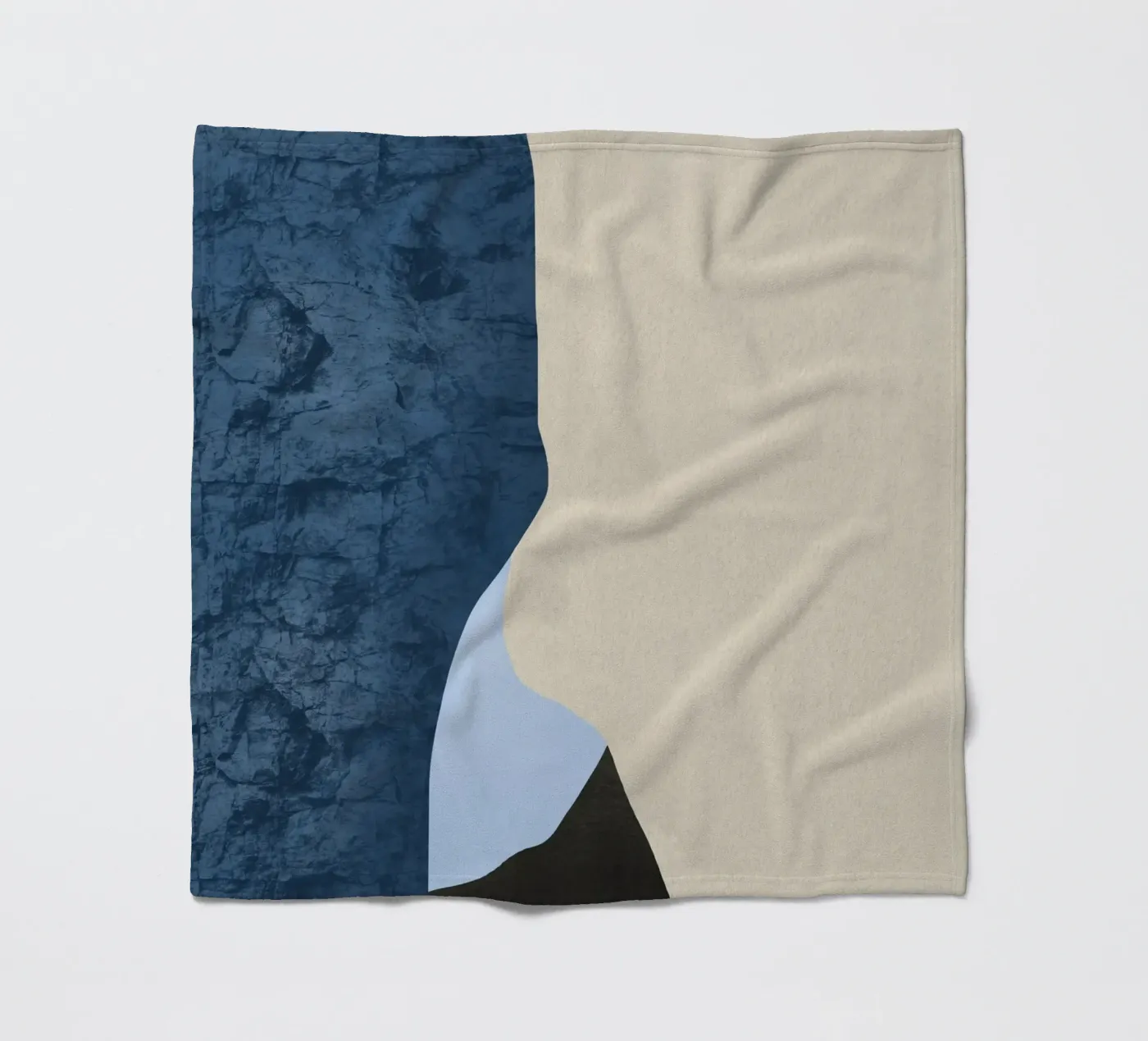 Three surface 02 fleece blanket by Little Dean