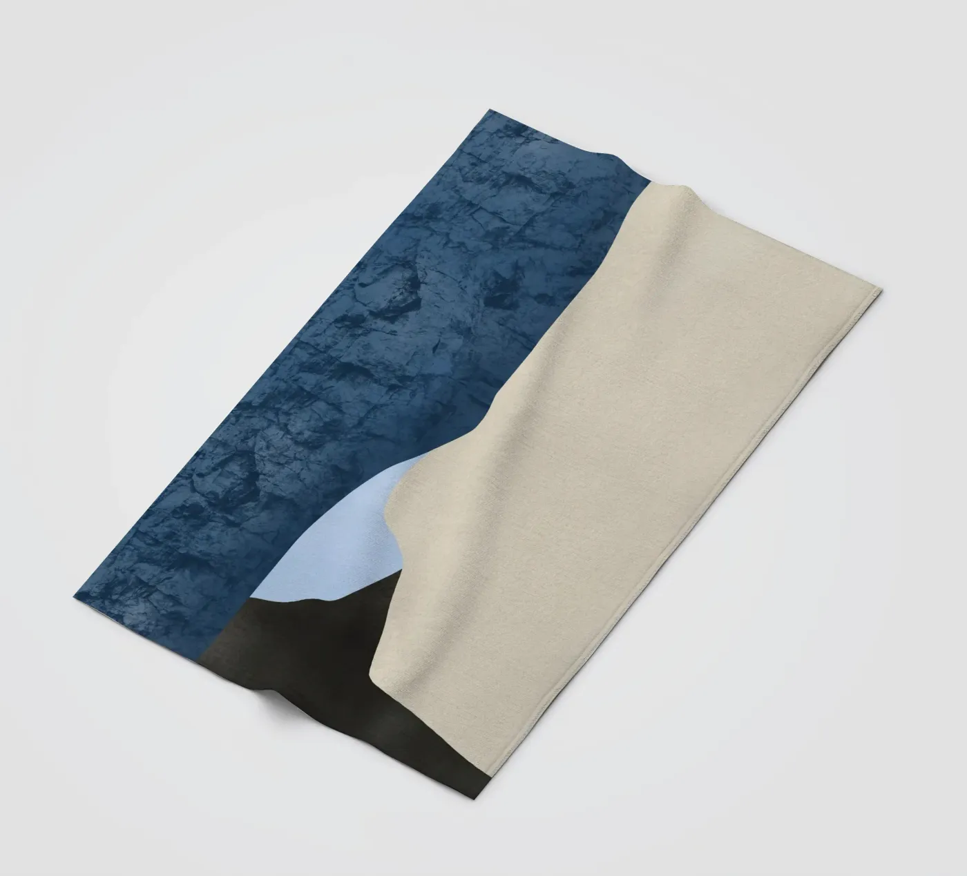 Three surface 02 fleece blanket by Little Dean