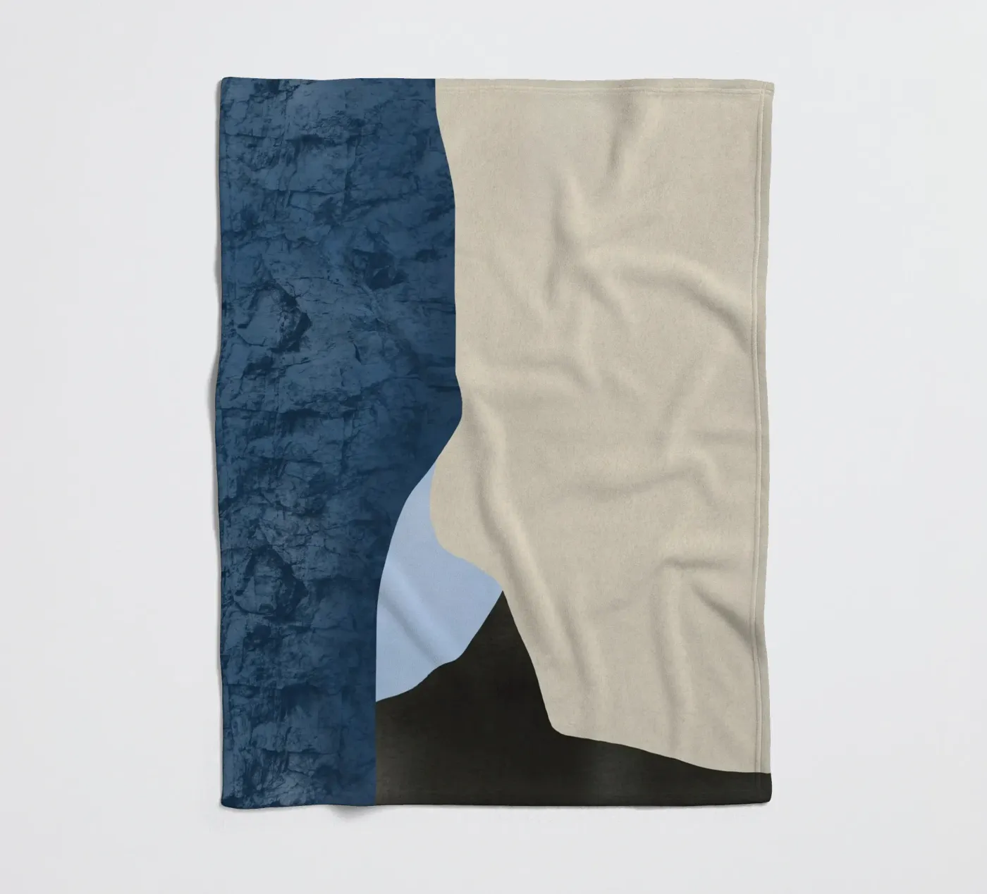 Three surface 02 fleece blanket by Little Dean