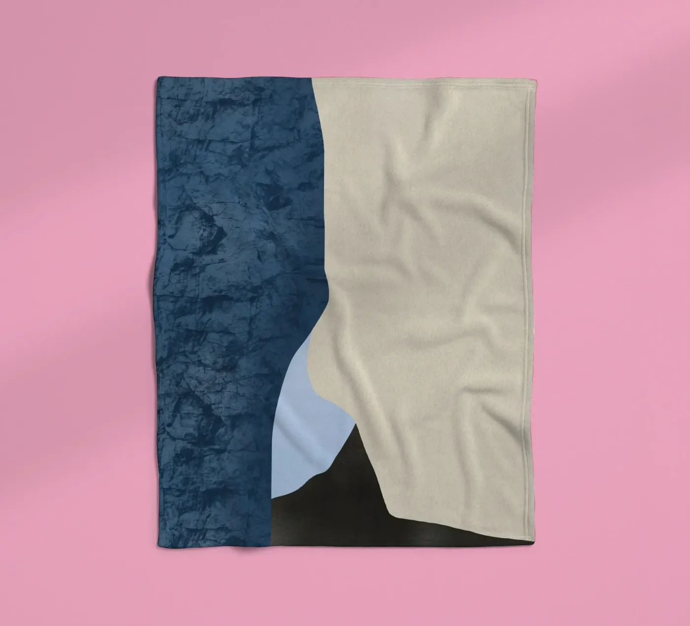 Three surface 02 fleece blanket by Little Dean