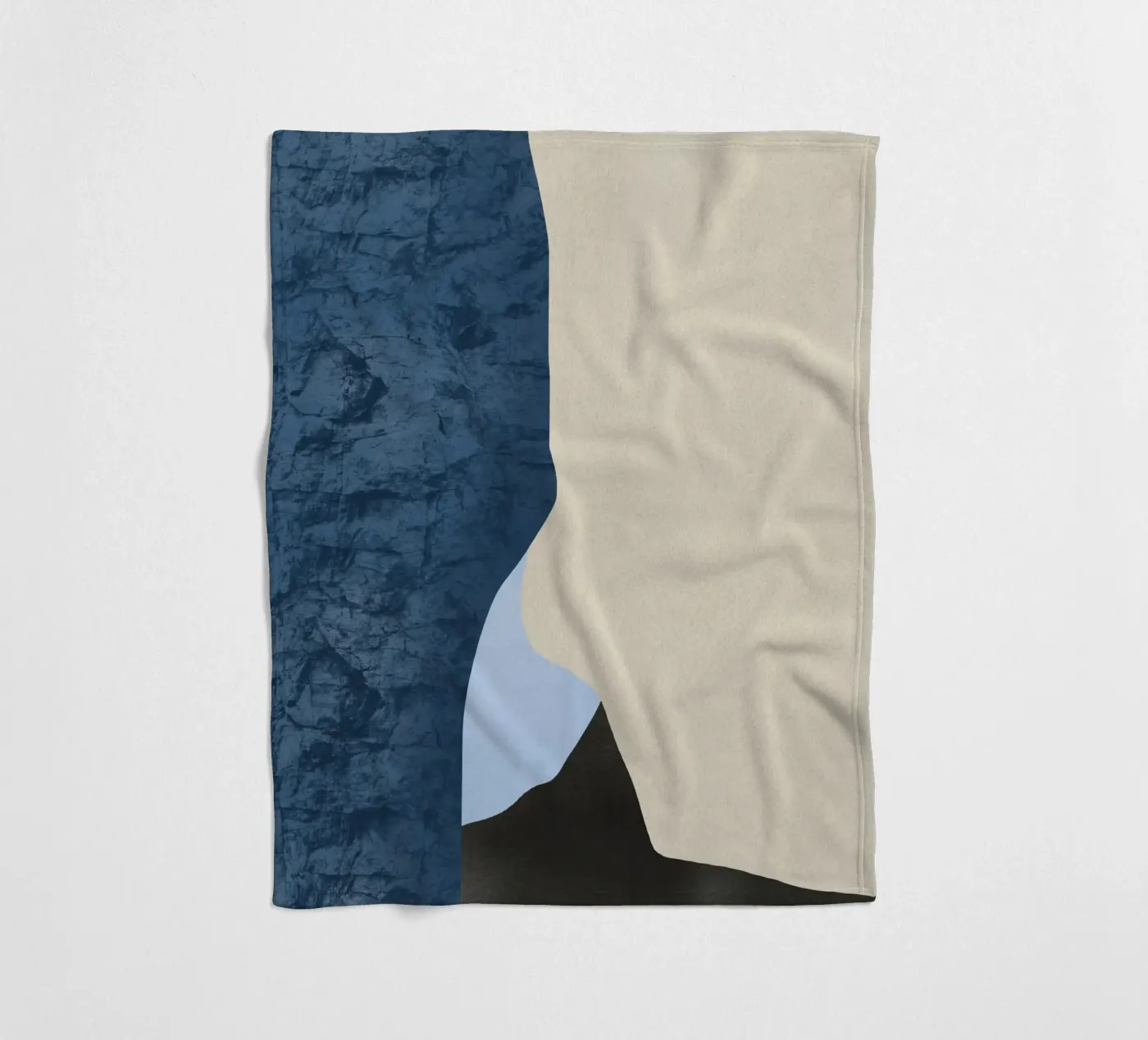 Three surface 02 fleece blanket by Little Dean