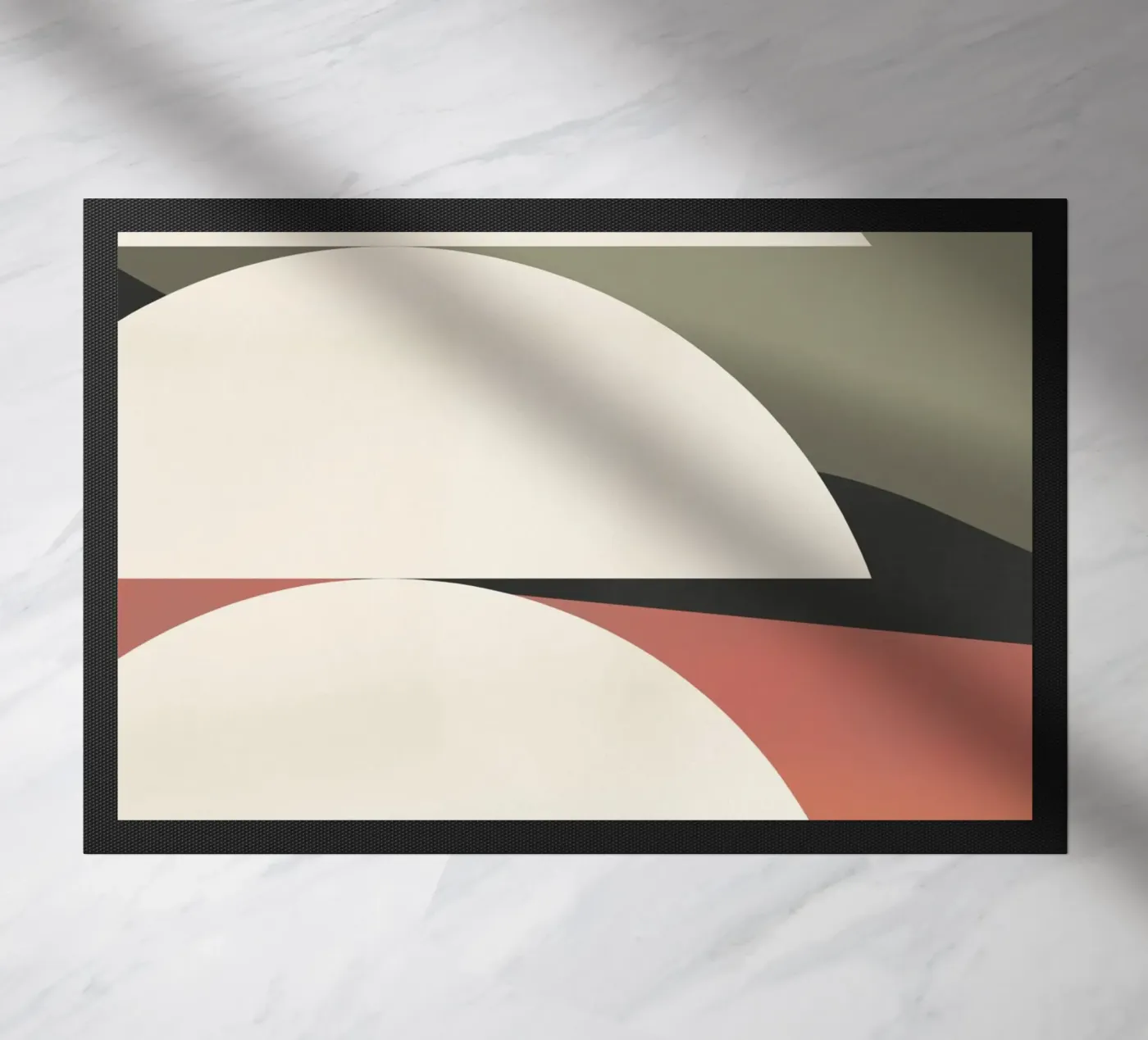 Sunset phases doormat by Little Dean