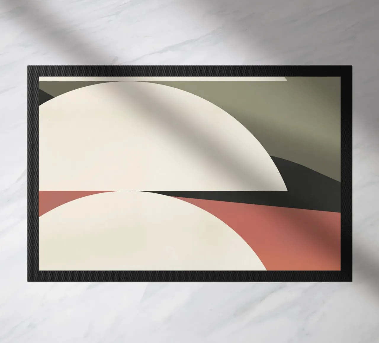 Sunset phases doormat by Little Dean