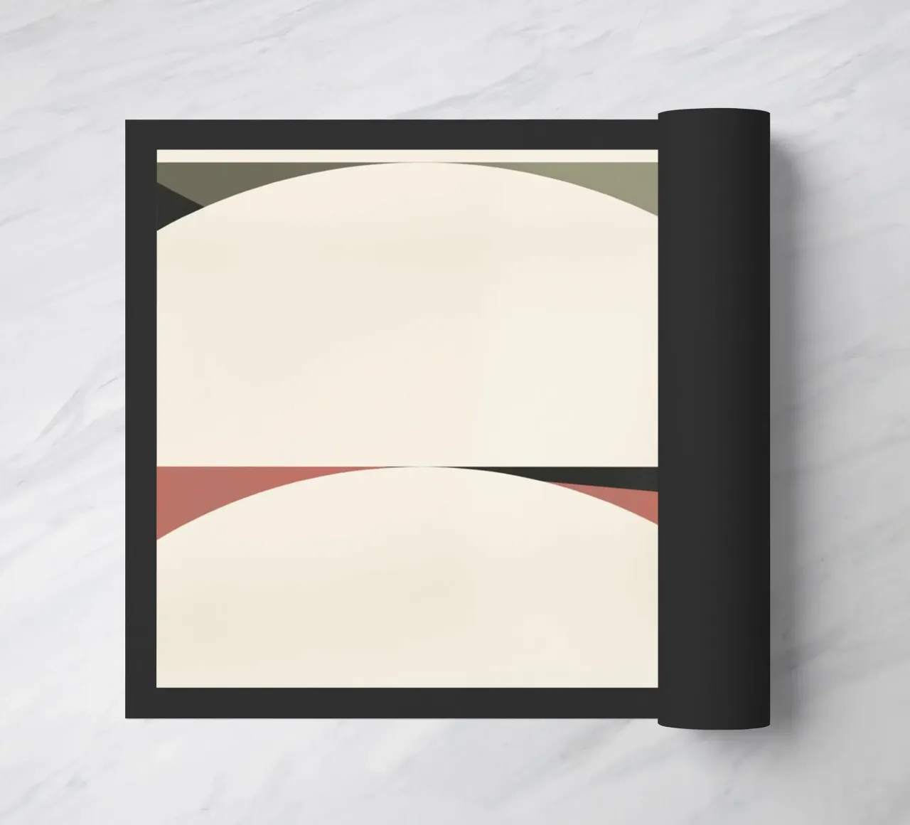 Sunset phases doormat by Little Dean