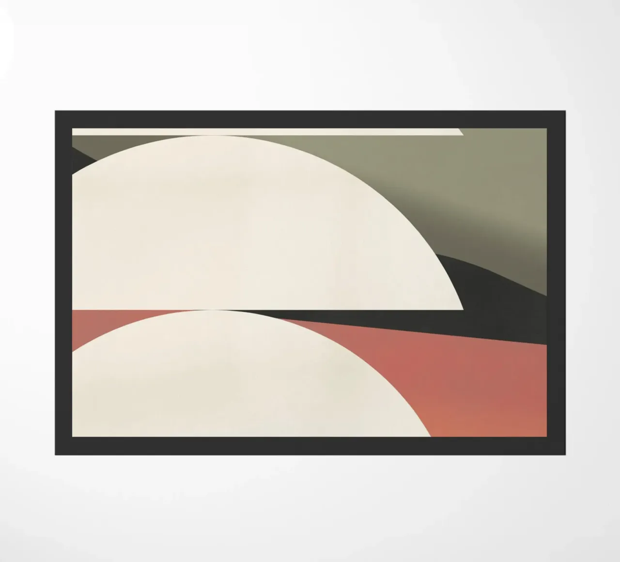 Sunset phases doormat by Little Dean