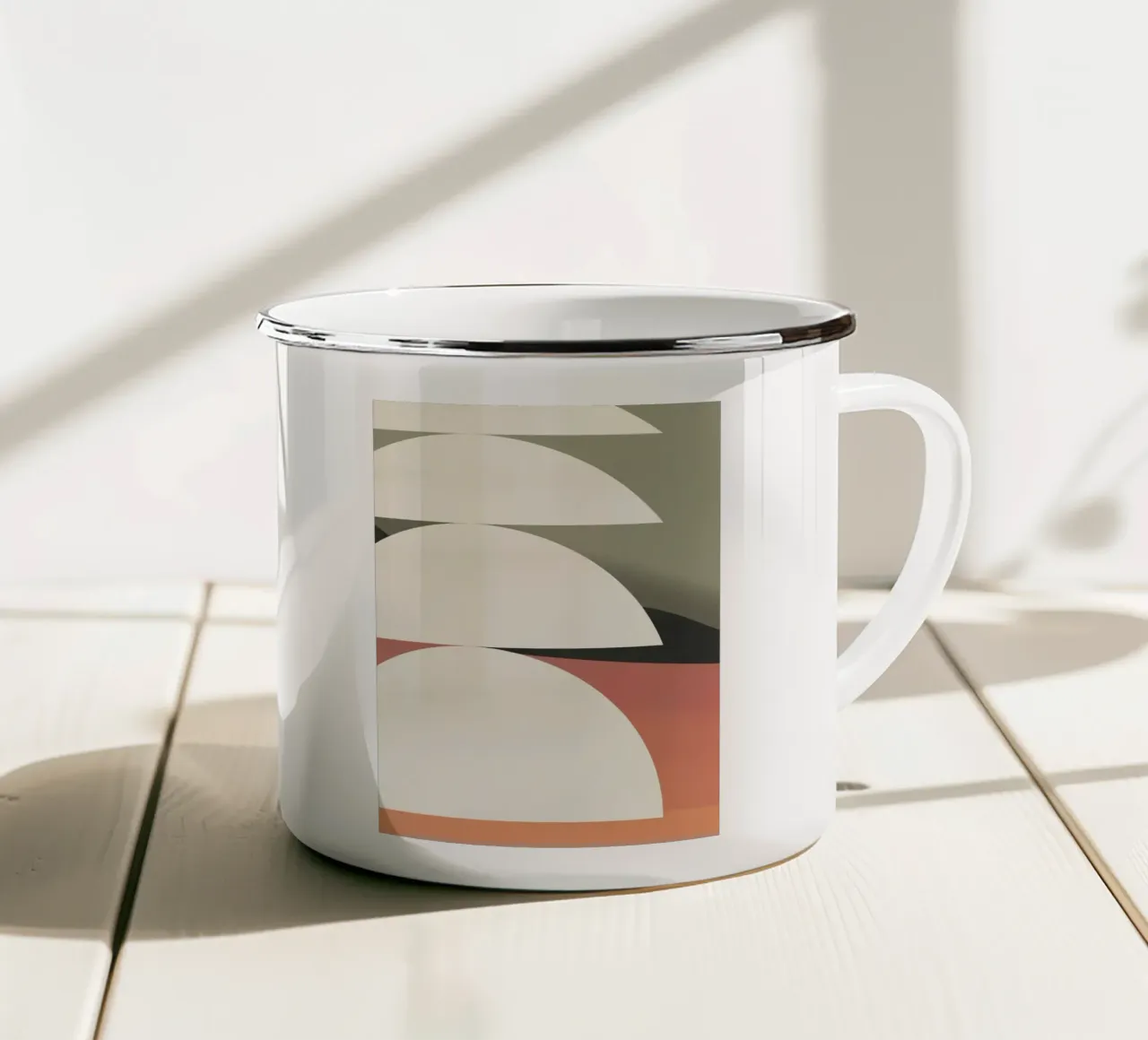 Fasi del tramonto tazza in smalto da Little Dean