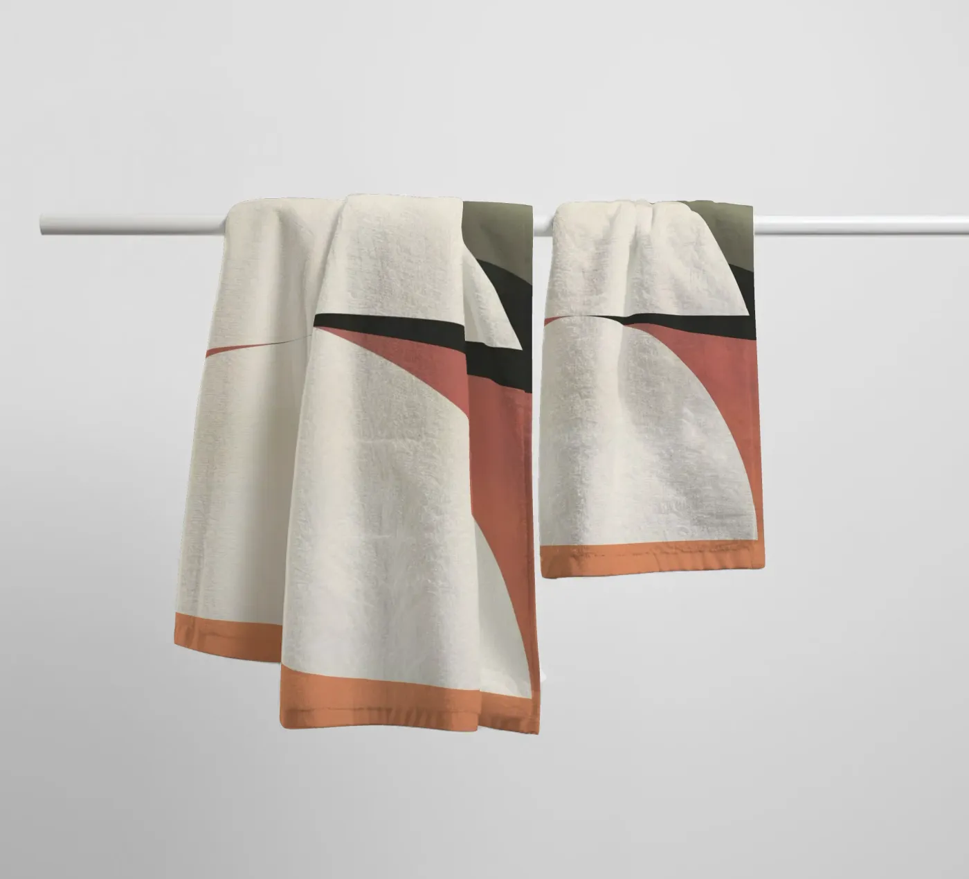 Sunset phases towel by Little Dean
