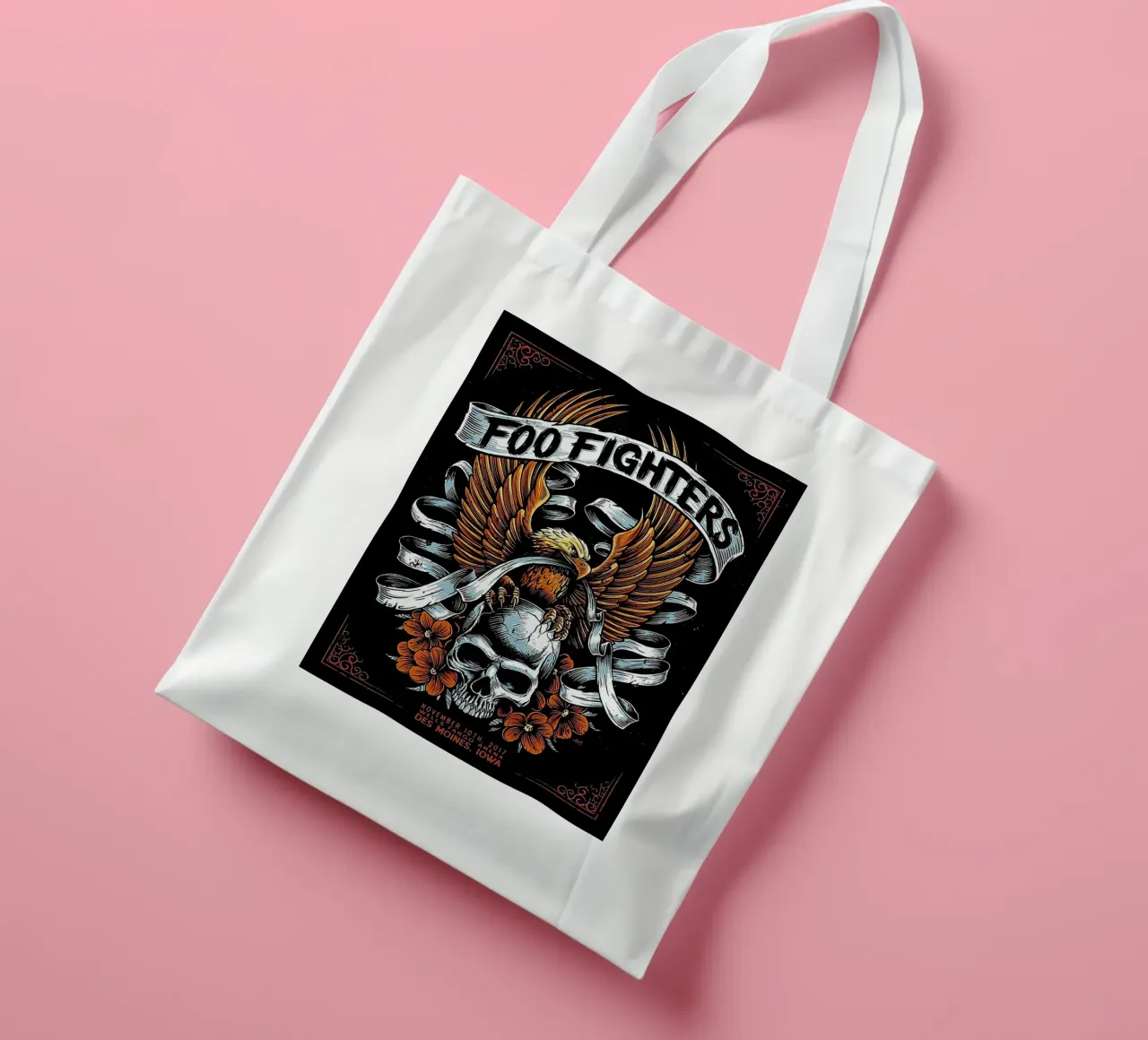 The Foo Fighters tote bag by vanhesling