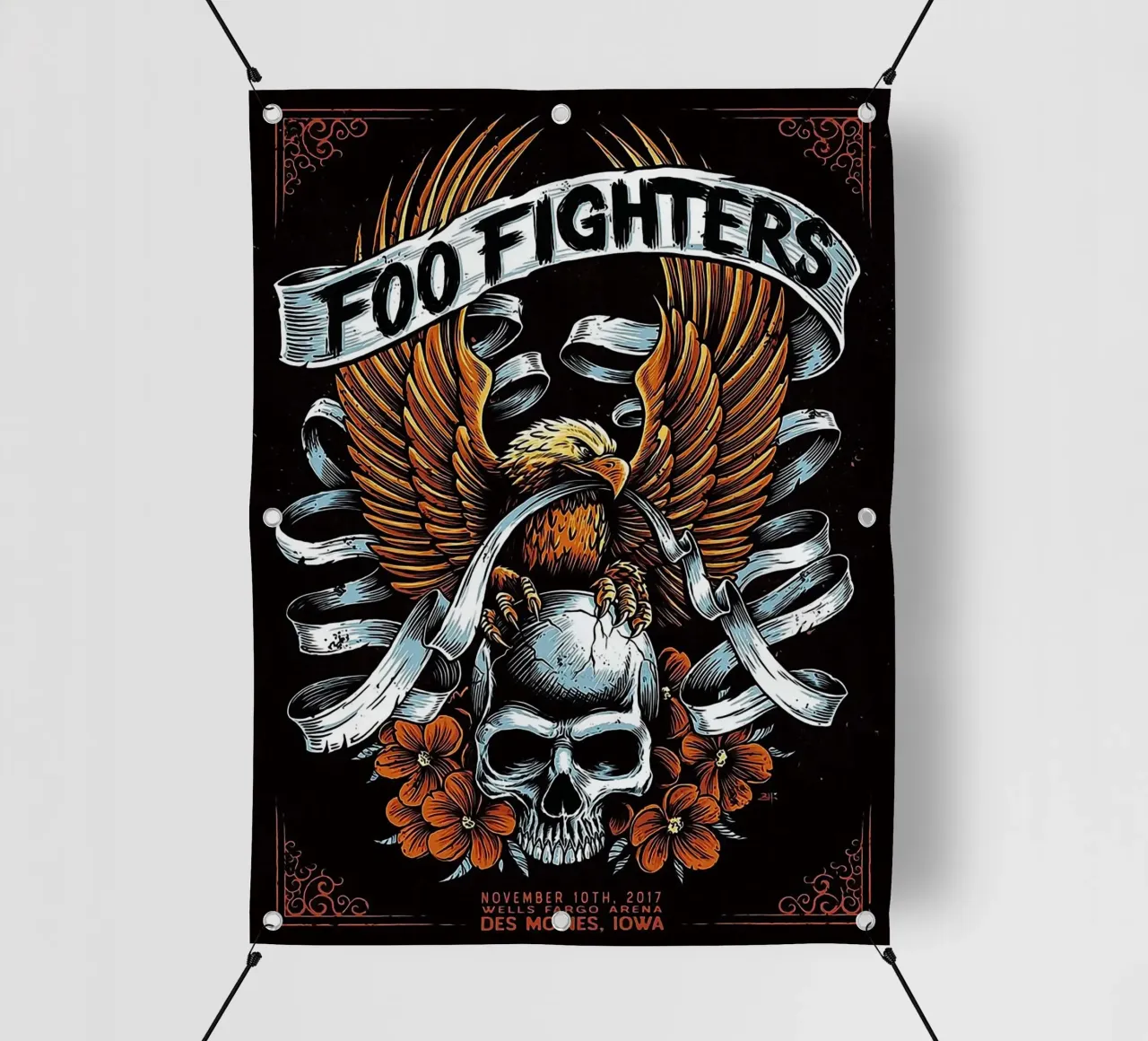 I Foo Fighters telo in pvc da vanhesling