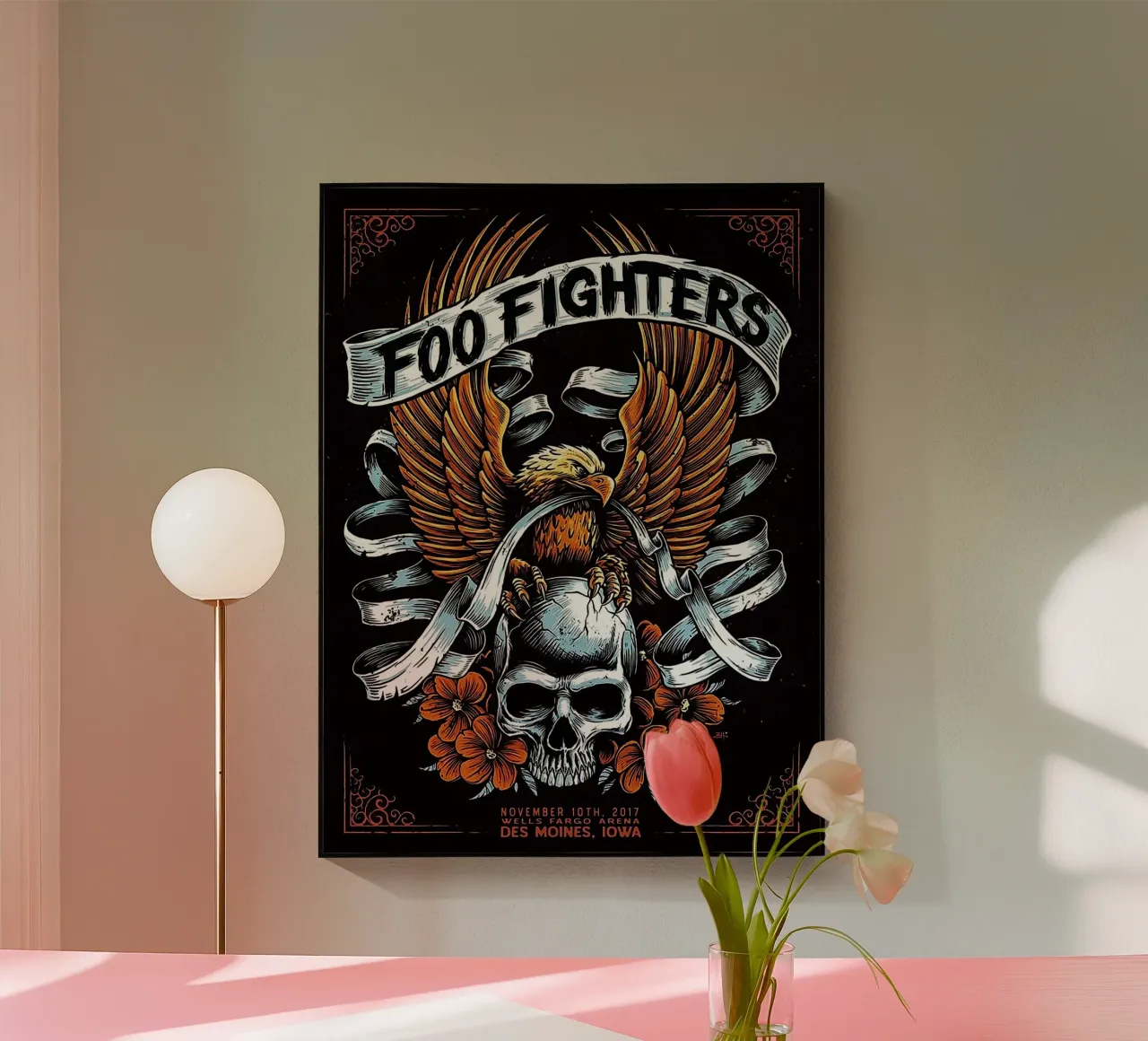 I Foo Fighters plexiglass da vanhesling