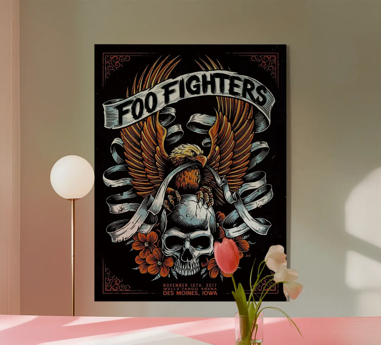I Foo Fighters plexiglass da vanhesling