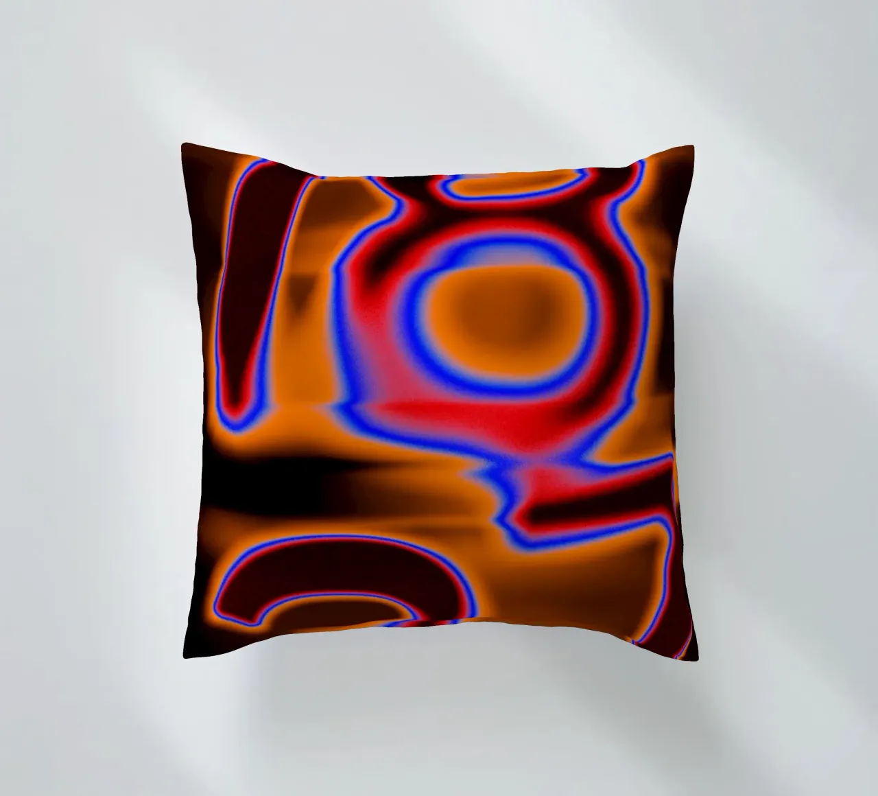 1837 in fusione cromatica - Calore incandescente cuscino da Sarah Mauriaucourt